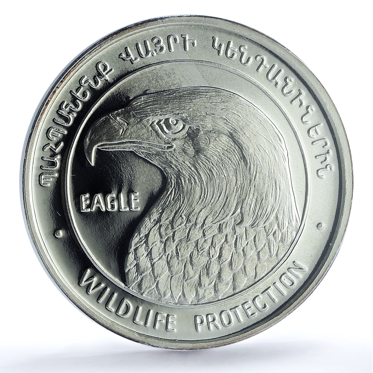 Artsakh Karabakh 1000 dram Eagle KM-21 Fauna Bird PR 67 PCGS silver coin 2004 Artsakh Karabakh 1000 dram Eagle KM-21 Fauna Bird PR 67 PCGS silver coin 2004