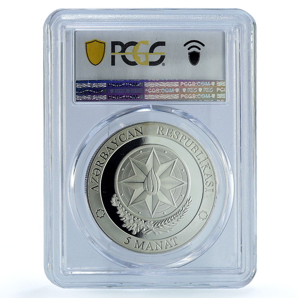 Azerbaijan 5 manat Zangilan KM-98 Karabakh War Victory PR 70 PCGS Ag coin 2021 Azerbaijan 5 manat Zangilan KM-98 Karabakh War Victory PR 70 PCGS Ag coin 2021