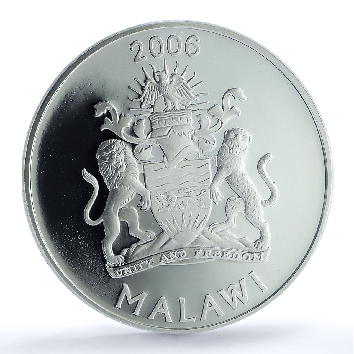 Malawi 5 kwacha Pyramids KM-169 Journey Africa Camel PR 70 PCGS silver coin 2006