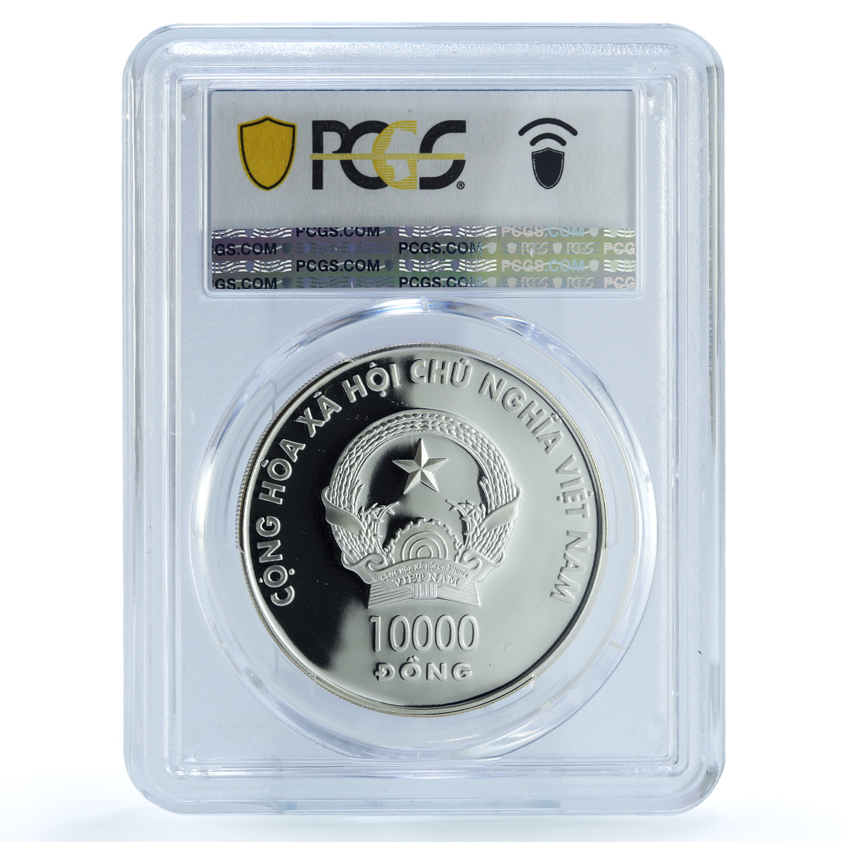 Vietnam 10000 dong Girl Playing Music S-149 Musician PR 70 PCGS silver coin 2004 Vietnam 10000 dong Girl Playing Music S-149 Musician PR 70 PCGS silver coin 2004