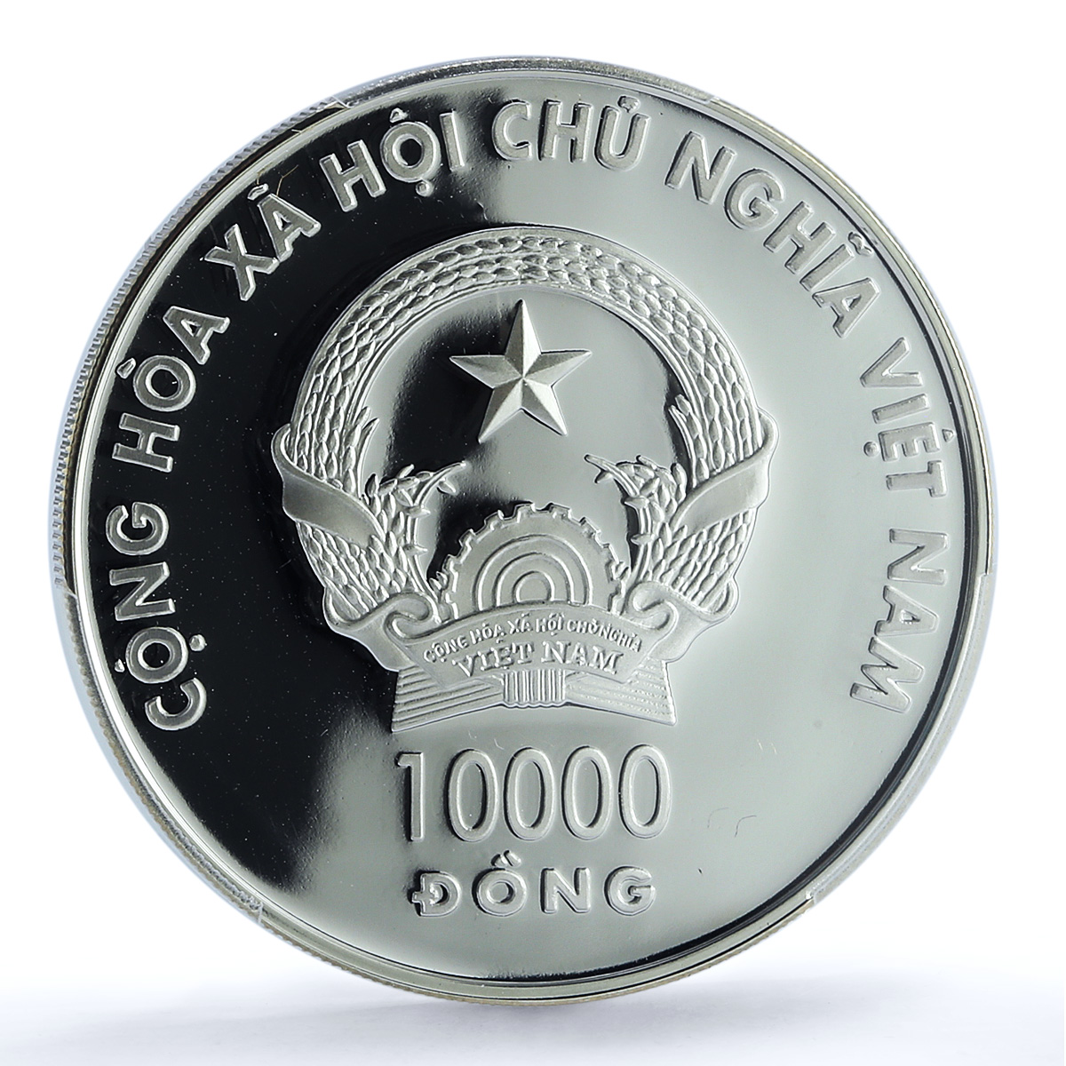 Vietnam 10000 dong Girl Playing Music S-149 Musician PR 70 PCGS silver coin 2004 Vietnam 10000 dong Girl Playing Music S-149 Musician PR 70 PCGS silver coin 2004