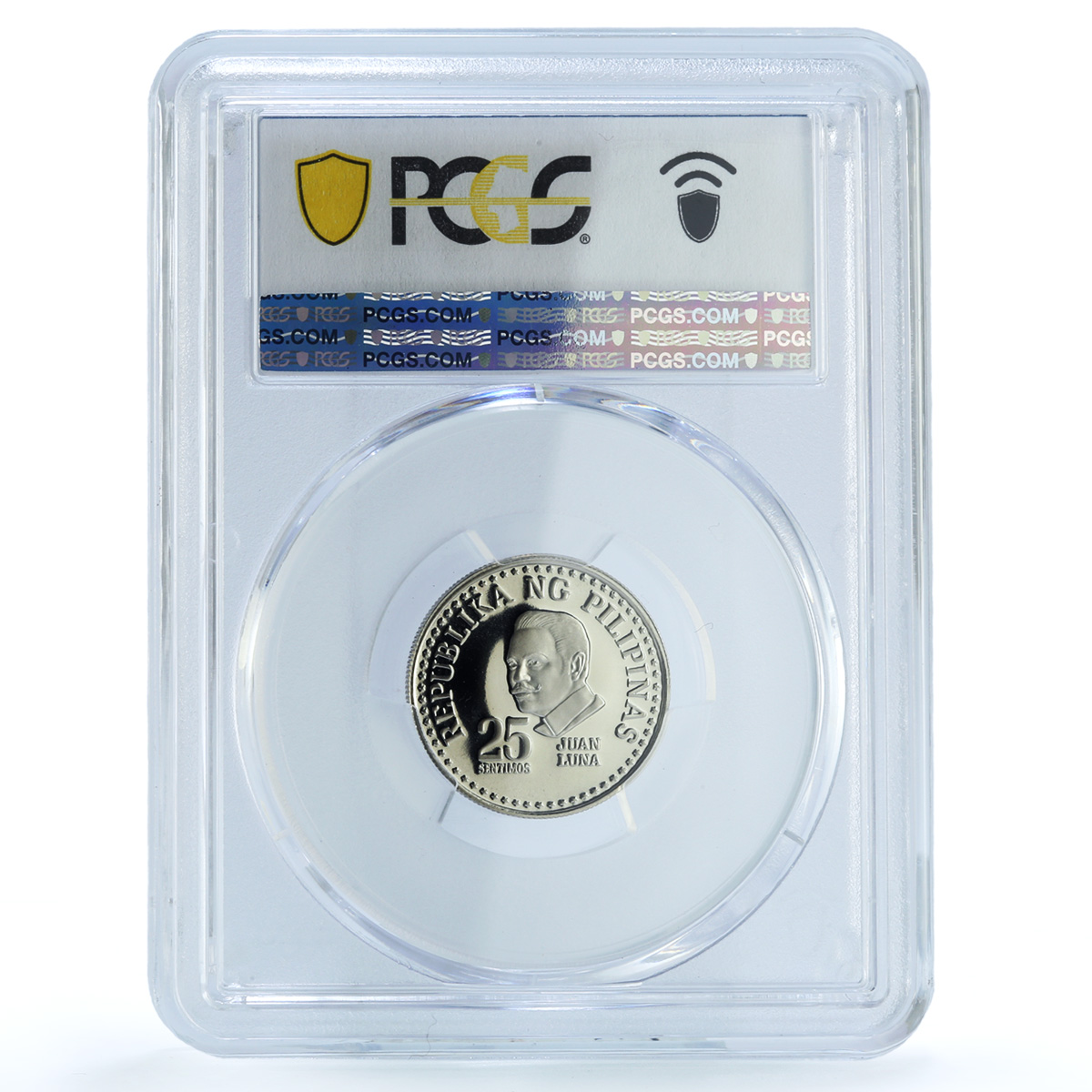 Philippines 25 sentimos Republic KM-208 Juan Luna PR 70 PCGS CuNi coin 1976
