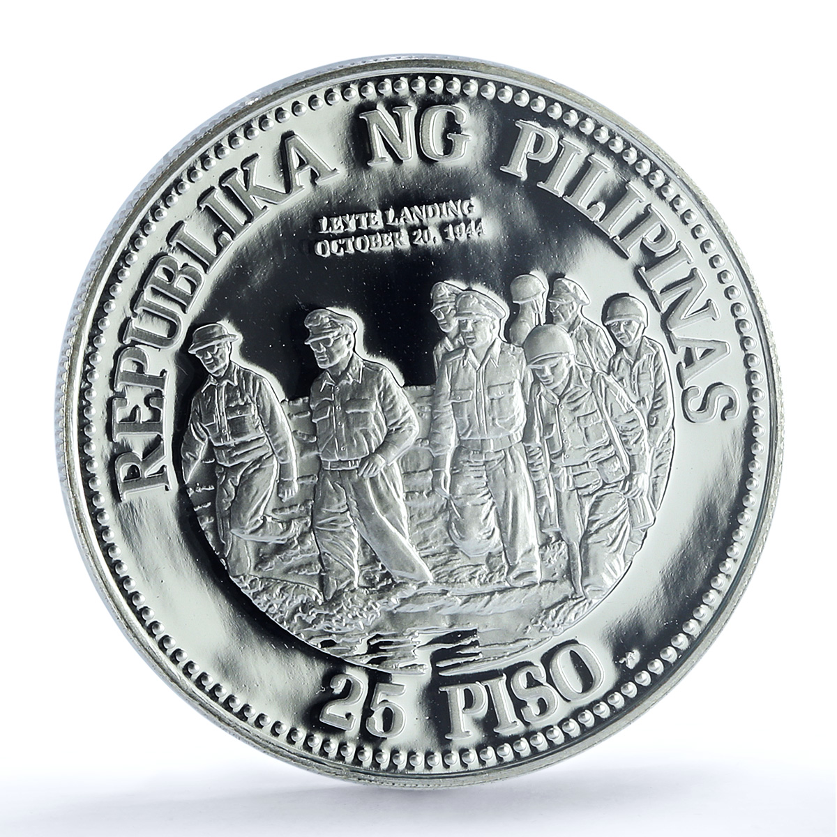 Philippines 25 piso General Douglas MacArthur KM-230 PR 69 PCGS silver coin 1980 Philippines 25 piso General Douglas MacArthur KM-230 PR 69 PCGS silver coin 1980