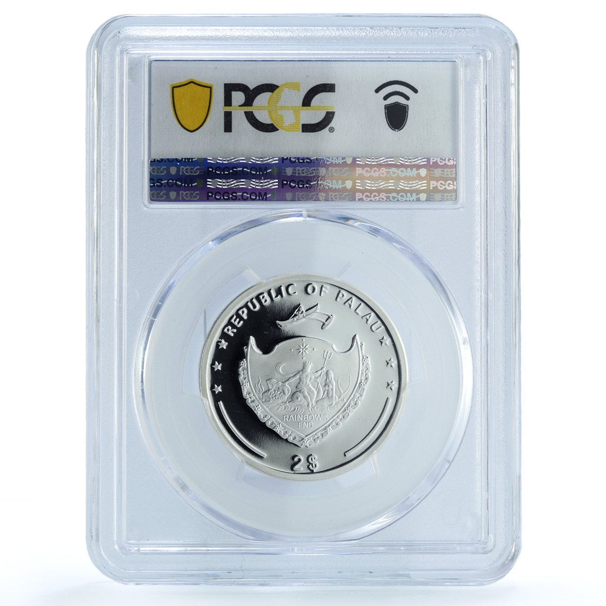 Palau 2 dollars Ferrari 312 T2 Anniversary Car PR 69 PCGS silver coin 2007