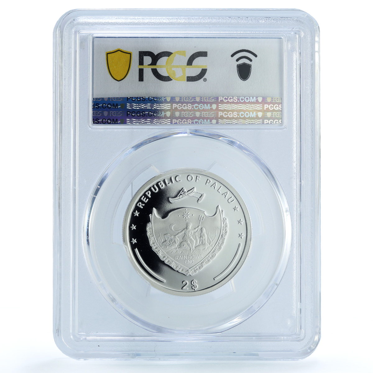 Palau 2 dollars Ferrari F2003-GA Anniversary Car PR 69 PCGS silver coin 2007 Palau 2 dollars Ferrari F2003-GA Anniversary Car PR 69 PCGS silver coin 2007