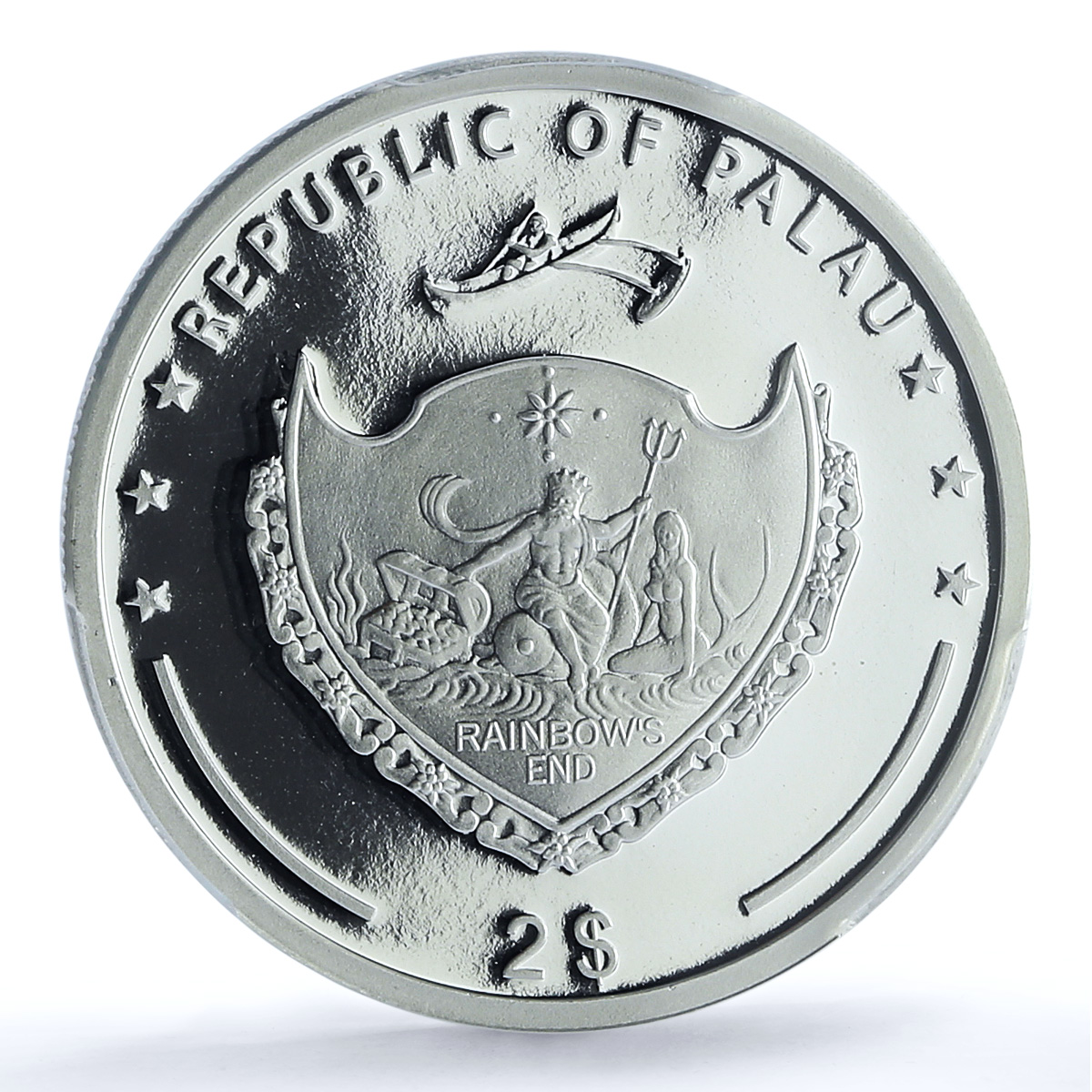 Palau 2 dollars Ferrari F399 Anniversary Car PR 69 PCGS silver coin 2007