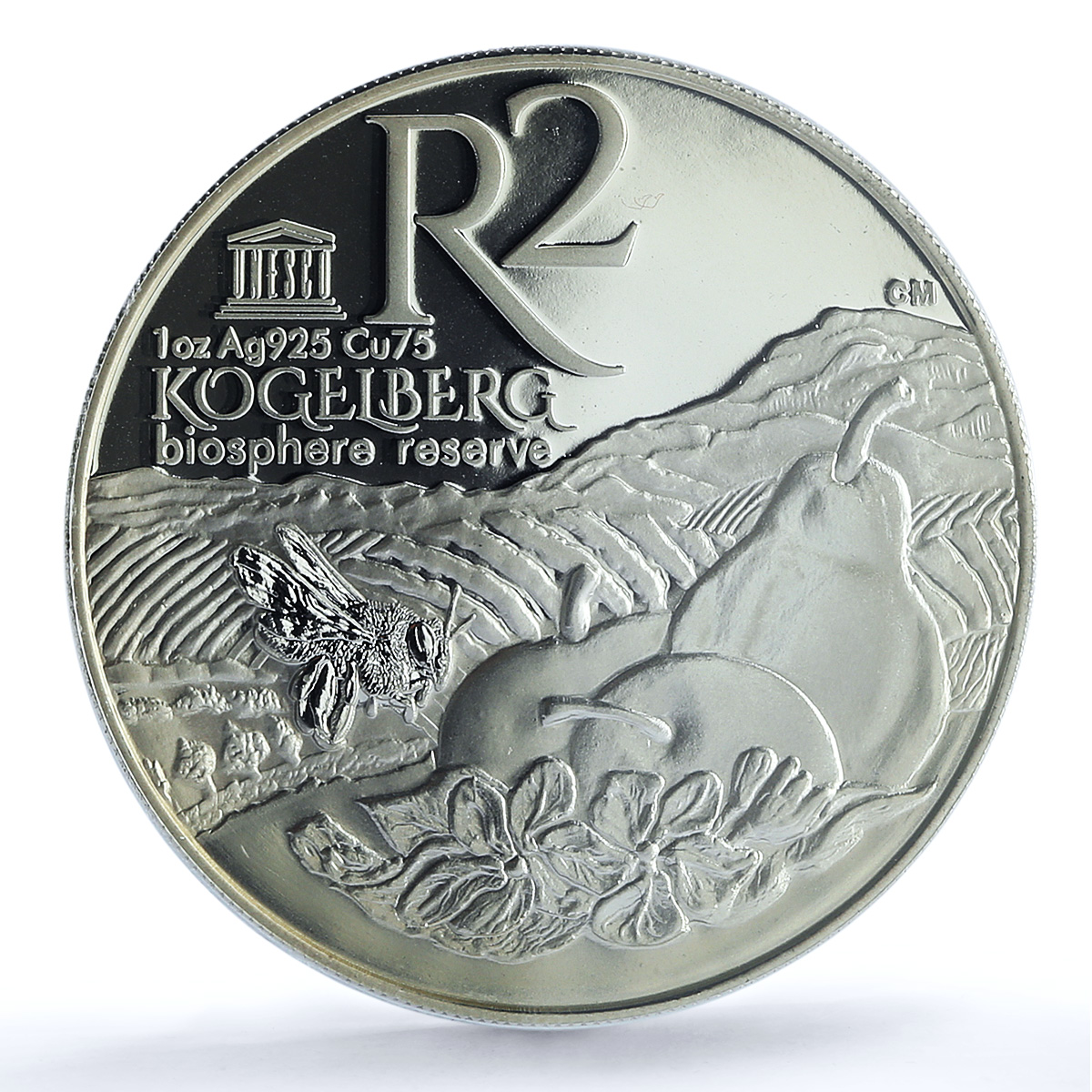 South Africa 2 rand Kogelberg Reserve Land Bee PR 69 PCGS silver coin 2015 South Africa 2 rand Kogelberg Reserve Land Bee PR 69 PCGS silver coin 2015