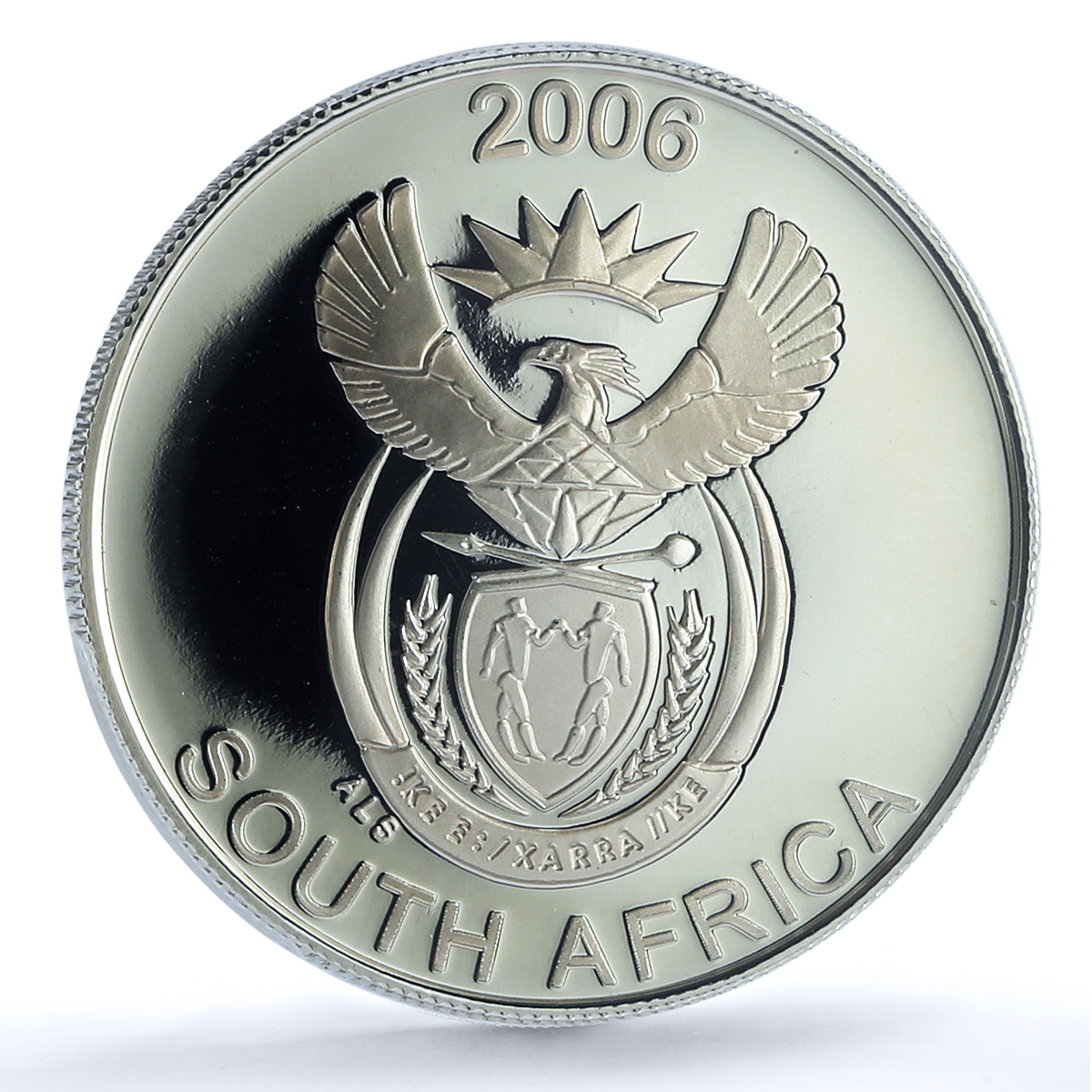 South Africa 10 cents Jackal KM-317 Wildlife Fauna Dog PR 70 PCGS Ag coin 2006