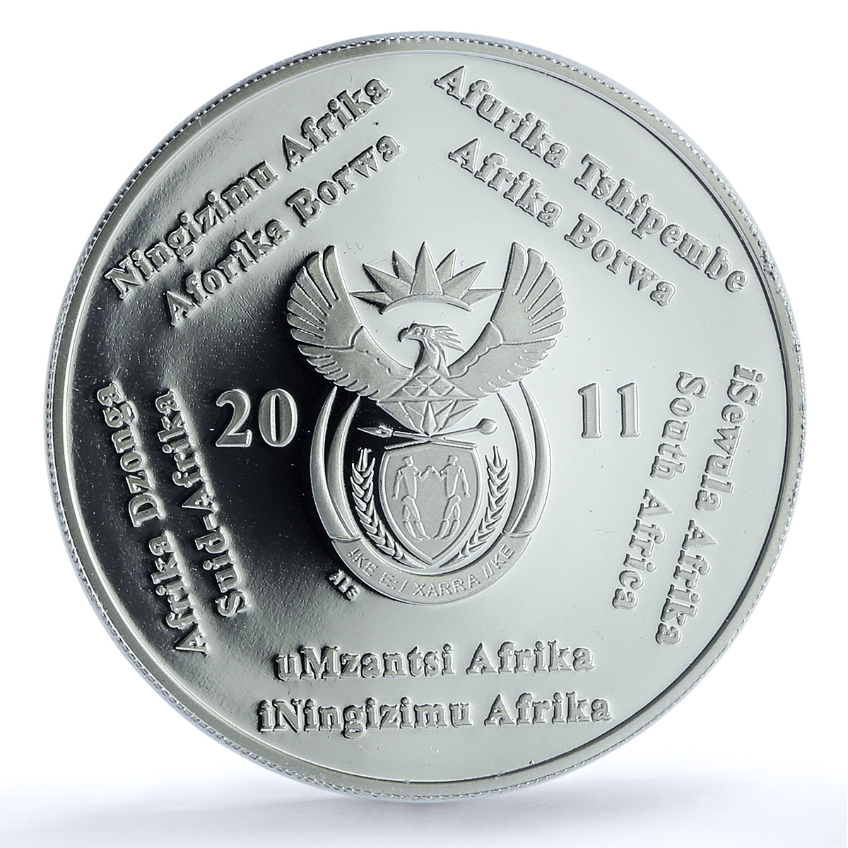 South Africa 2 rand Blue Crane WWF Wildlife Fauna Bird PR 70 PCGS Ag coin 2011 South Africa 2 rand Blue Crane WWF Wildlife Fauna Bird PR 70 PCGS Ag coin 2011