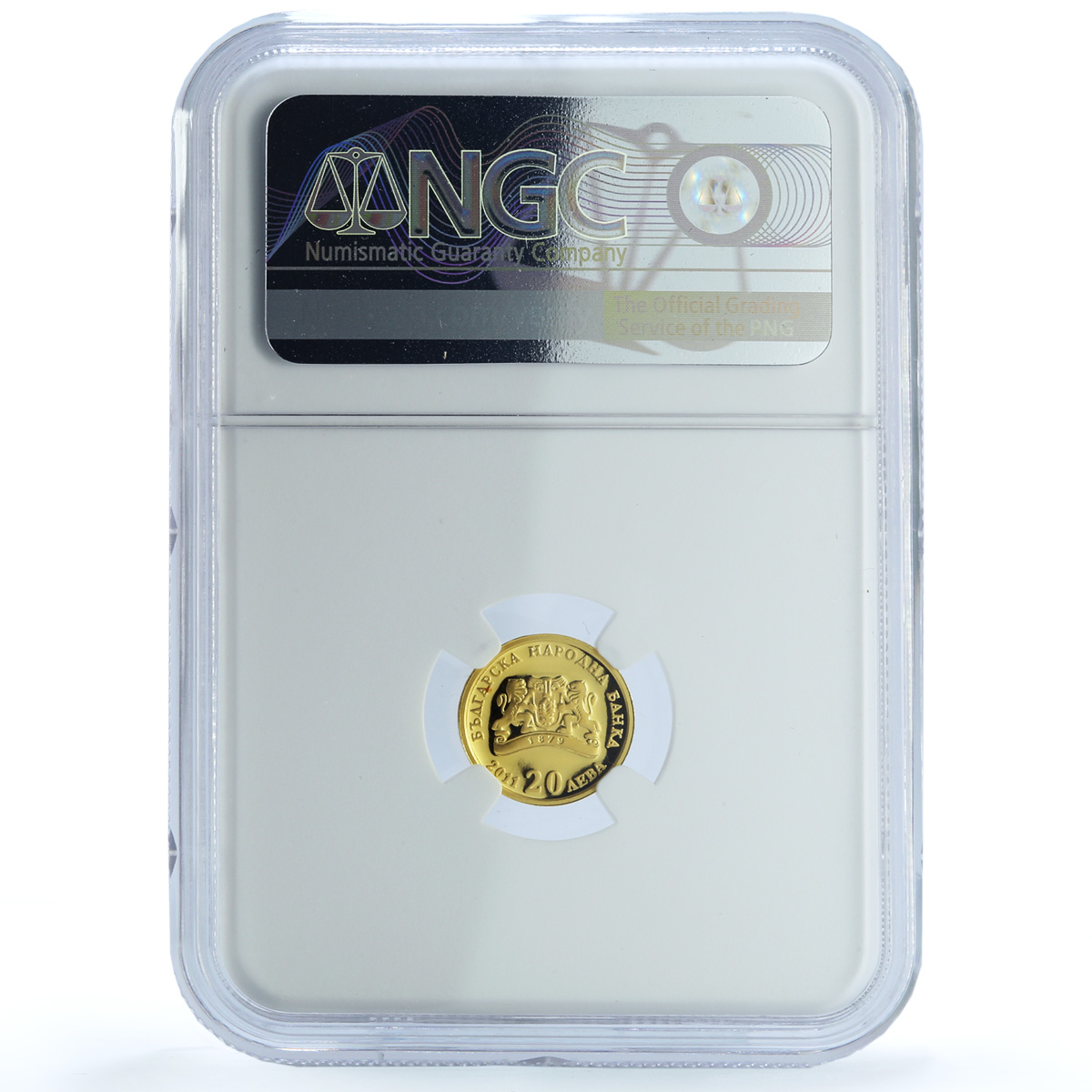 Bulgaria 20 leva Virgin Mary Wayshower KM-317 Religion PF 70 NGC gold coin 2011