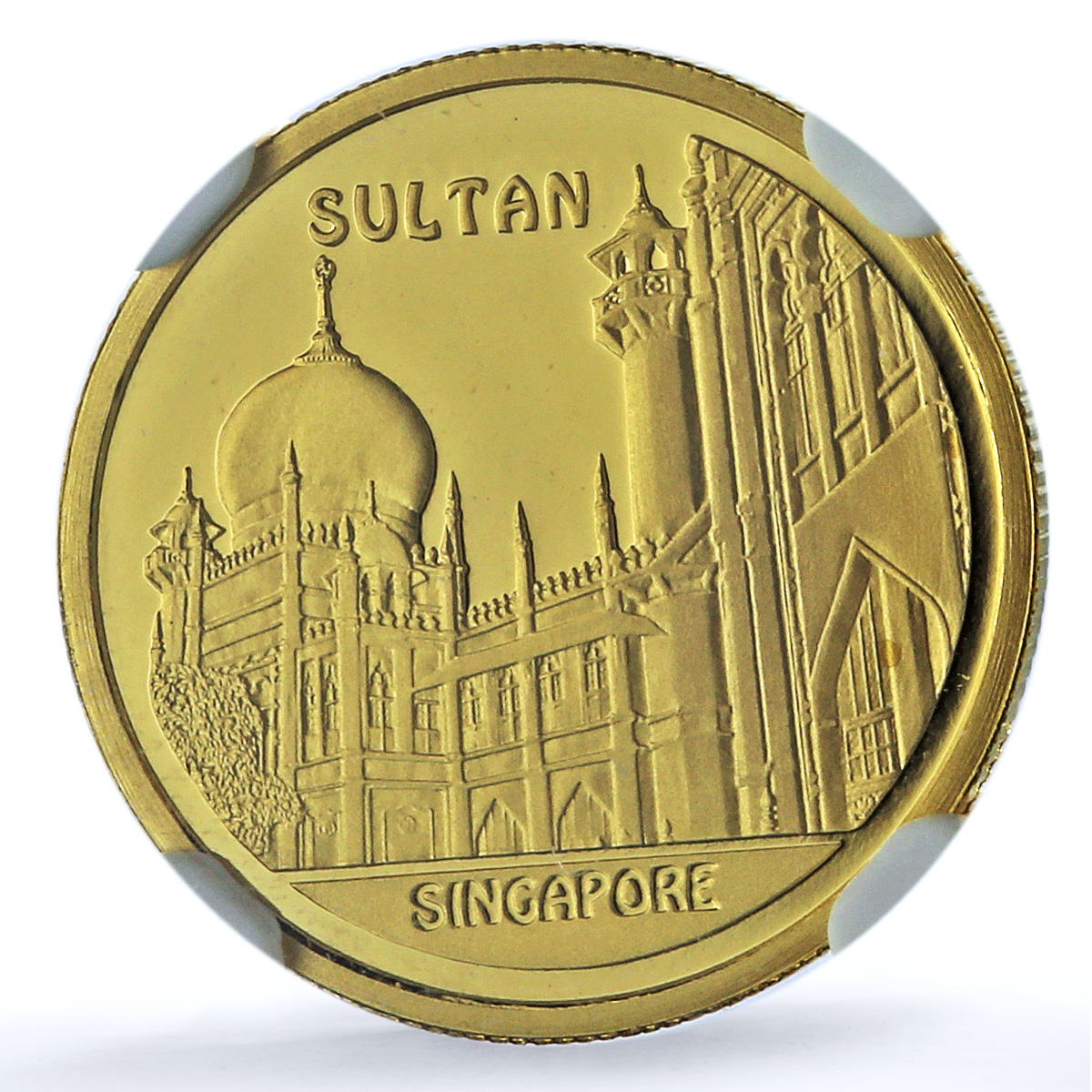 Kazakhstan 500 tenge Sultan Singapore KM-252 Mosque PF 70 NGC gold coin 2010 Kazakhstan 500 tenge Sultan Singapore KM-252 Mosque PF 70 NGC gold coin 2010