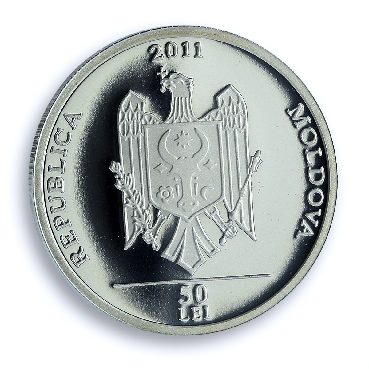 Moldova 50 lei Spoonbill KM-68 Red Book Fauna Bird PR 70 PCGS silver coin 2011 Moldova 50 lei Spoonbill KM-68 Red Book Fauna Bird PR 70 PCGS silver coin 2011