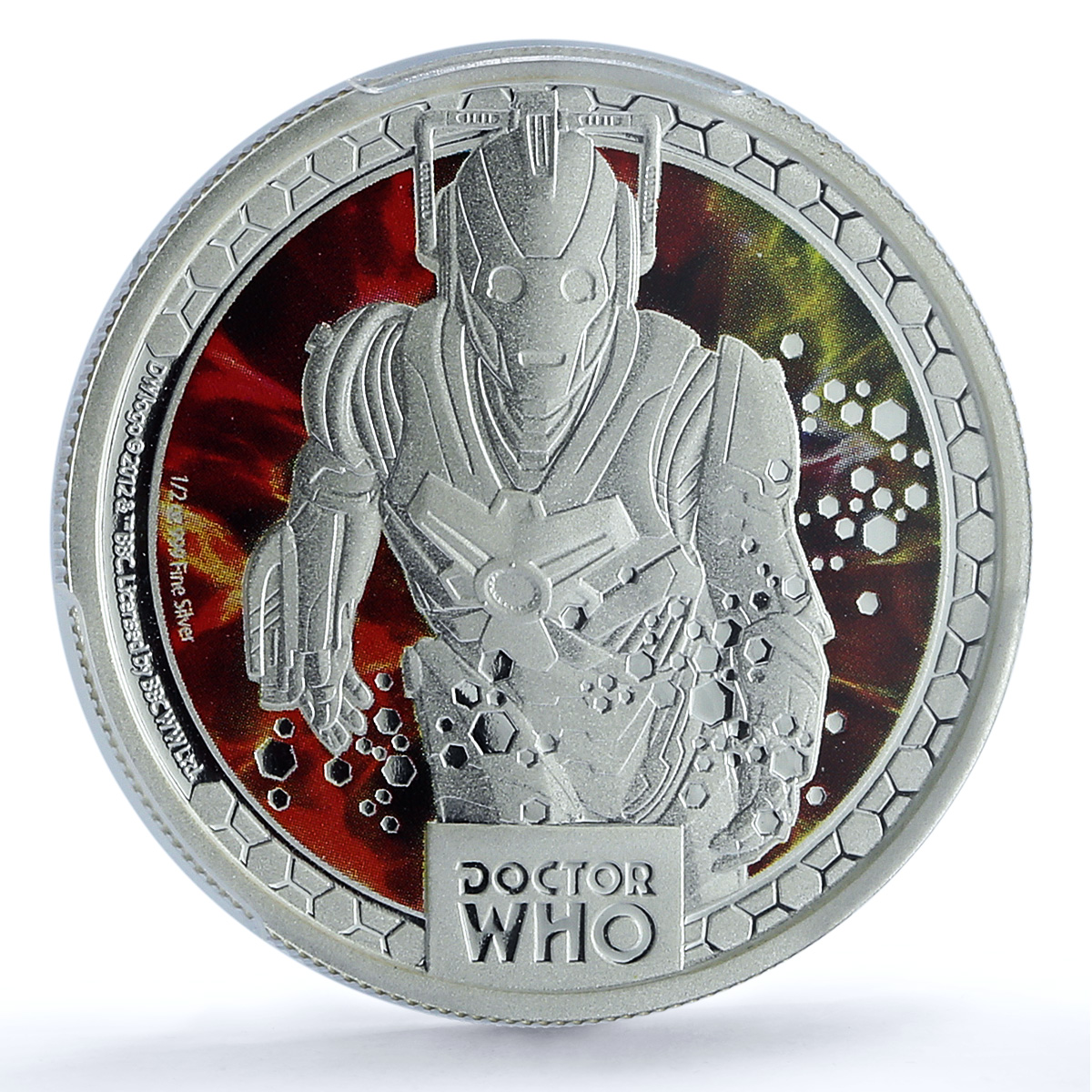 Niue 1 dollar Cybermen Doctor Who Cinema PR 69 PCGS silver coin 2014 Niue 1 dollar Cybermen Doctor Who Cinema PR 69 PCGS silver coin 2014
