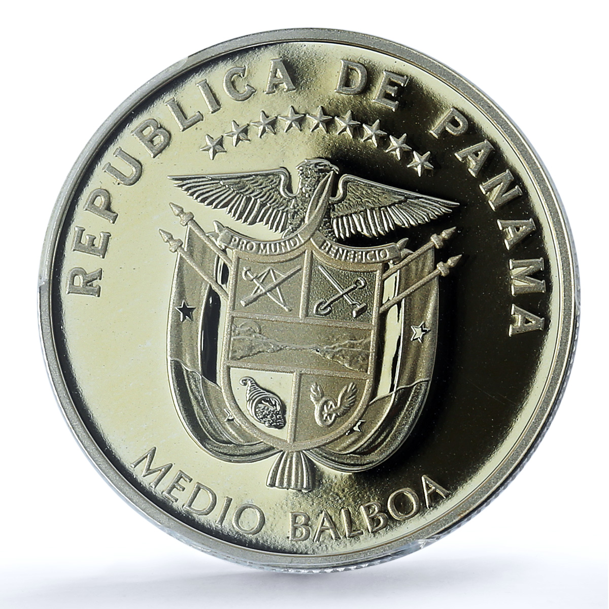 Panama 1/2 balboa Canal Centenary KM-145a Carlos V PR 68 PCGS silver coin 2014 Panama 1/2 balboa Canal Centenary KM-145a Carlos V PR 68 PCGS silver coin 2014