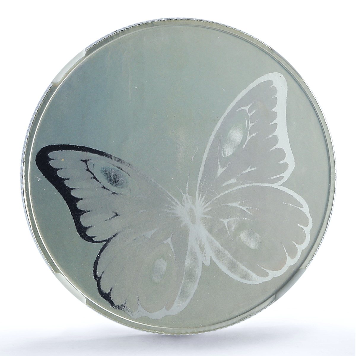 Sao Tome 1000 dobras Butterfly Hologram KM-82 Fauna PF 69 NGC silver coin 1998 Sao Tome 1000 dobras Butterfly Hologram KM-82 Fauna PF 69 NGC silver coin 1998