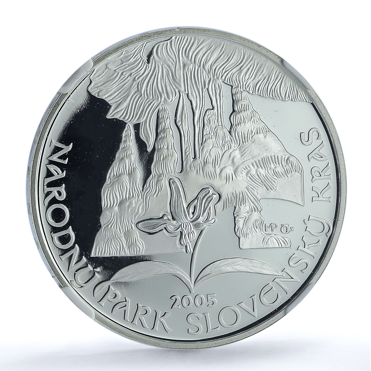 Slovakia 500 korun Kras Park KM-85 Flora Flower PF 69 NGC silver coin 2005 Slovakia 500 korun Kras Park KM-85 Flora Flower PF 69 NGC silver coin 2005