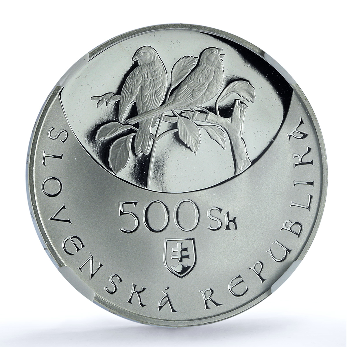 Slovakia 500 korun Kras Park KM-85 Flora Flower PF 69 NGC silver coin 2005 Slovakia 500 korun Kras Park KM-85 Flora Flower PF 69 NGC silver coin 2005