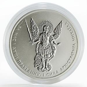 Ukraine 1 hryvna Archangel Michael silver coin 2018