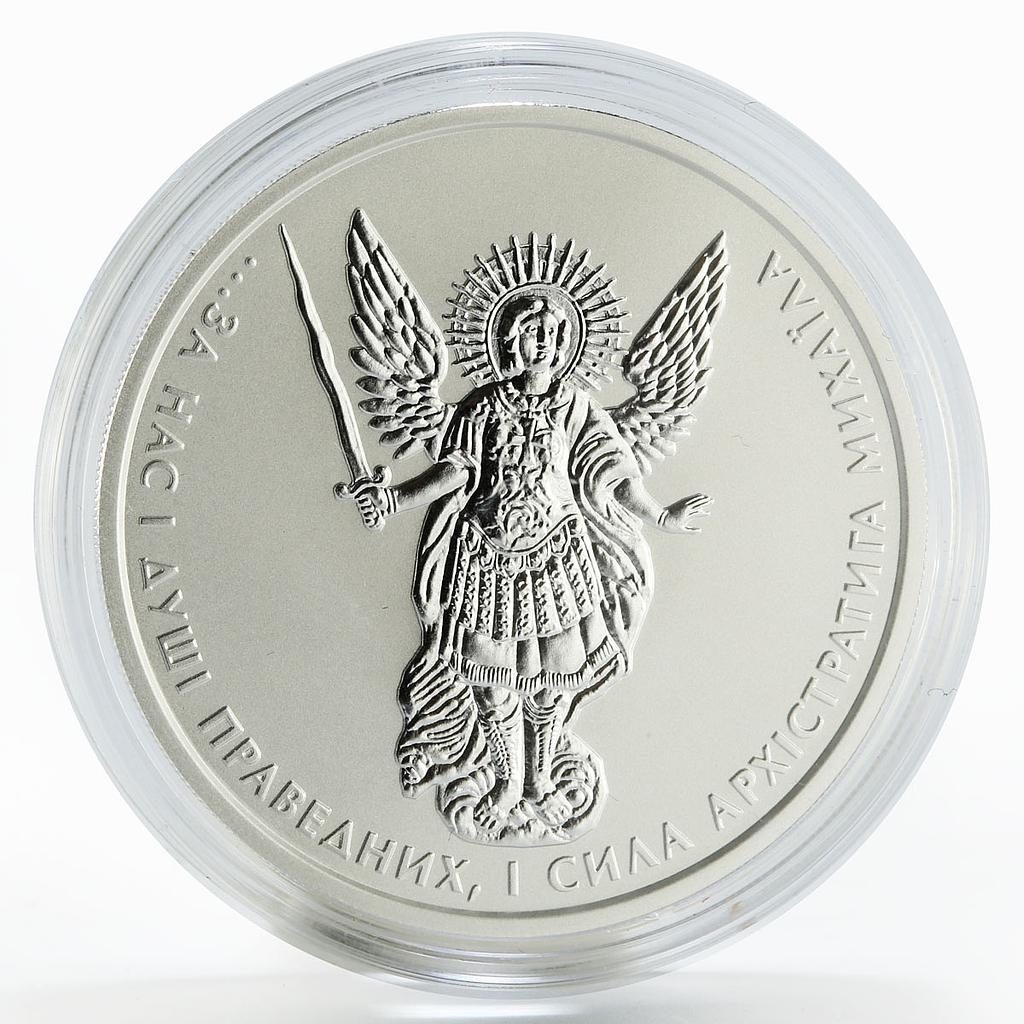 Ukraine 1 hryvna Archangel Michael silver coin 2019