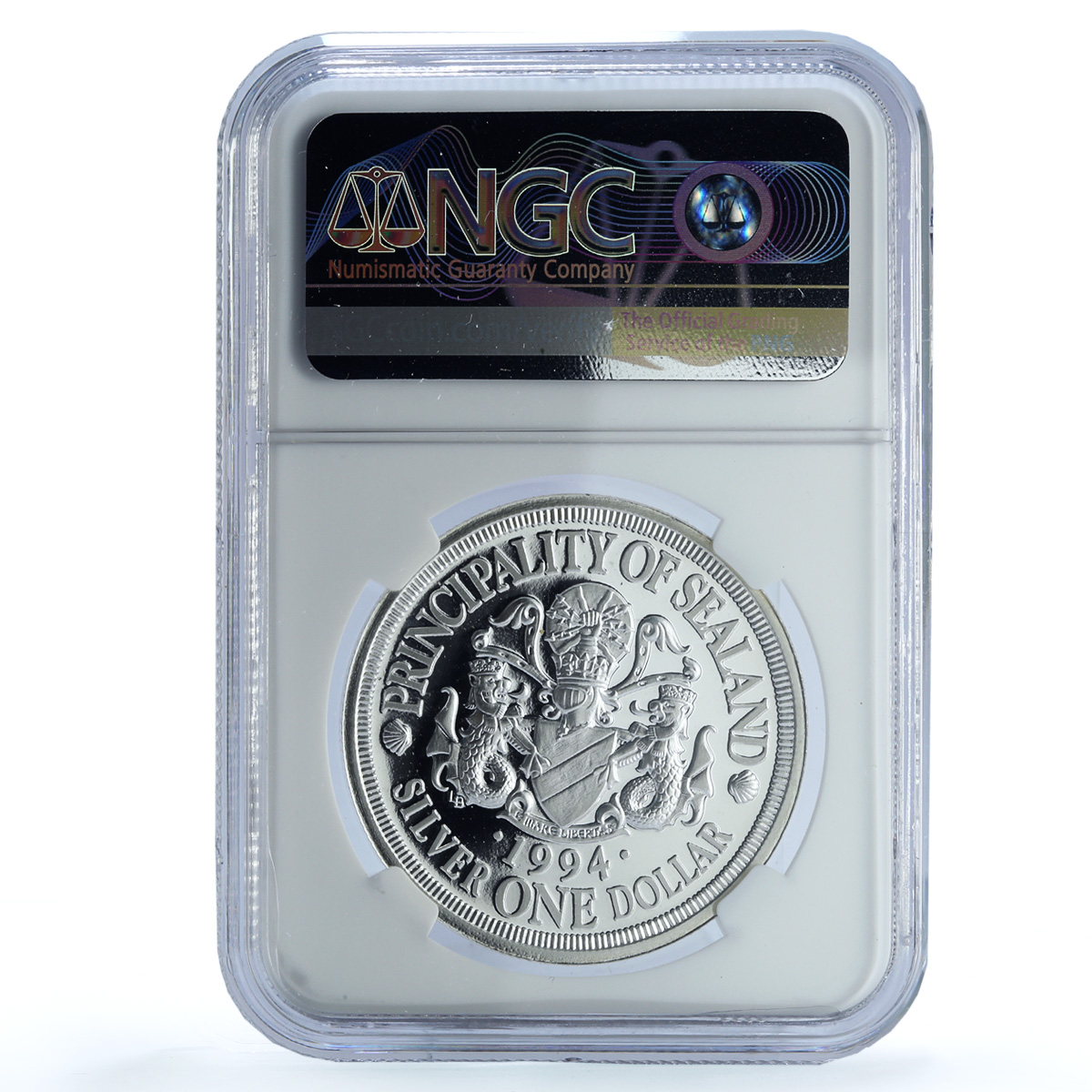Sealand 1 dollar Orca Whale Sea Treasures Fantasy X#9 PF 69 NGC CuNi coin 1994 Sealand 1 dollar Orca Whale Sea Treasures Fantasy X#9 PF 69 NGC CuNi coin 1994