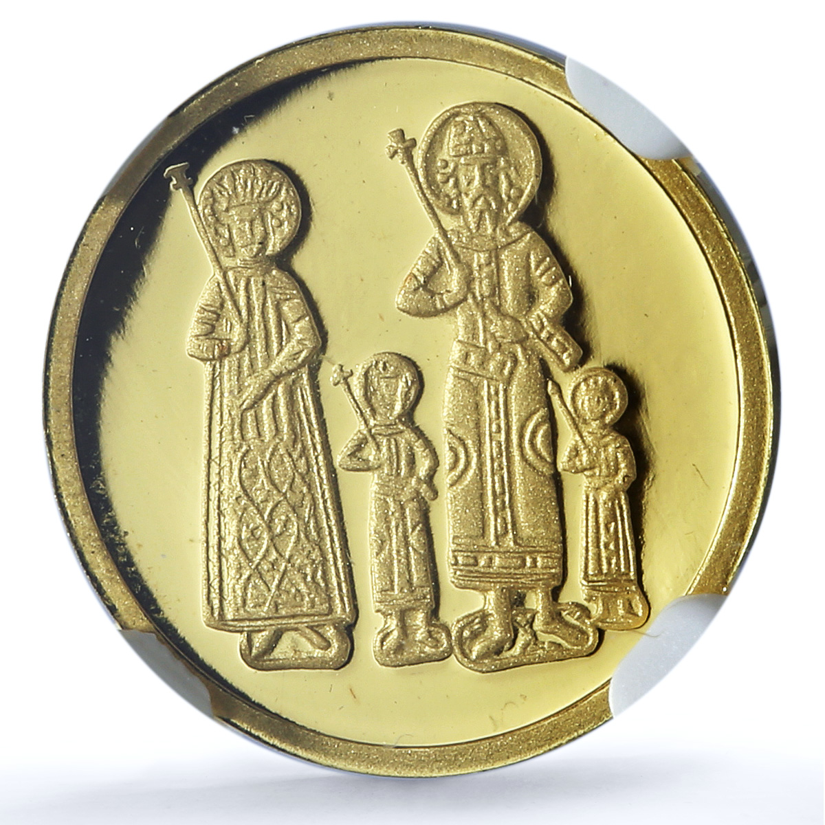 Bulgaria 20000 leva Ivan Alexander Tetraevangelia KM-326 PF69 NGC gold coin 1998 Bulgaria 20000 leva Ivan Alexander Tetraevangelia KM-326 PF69 NGC gold coin 1998