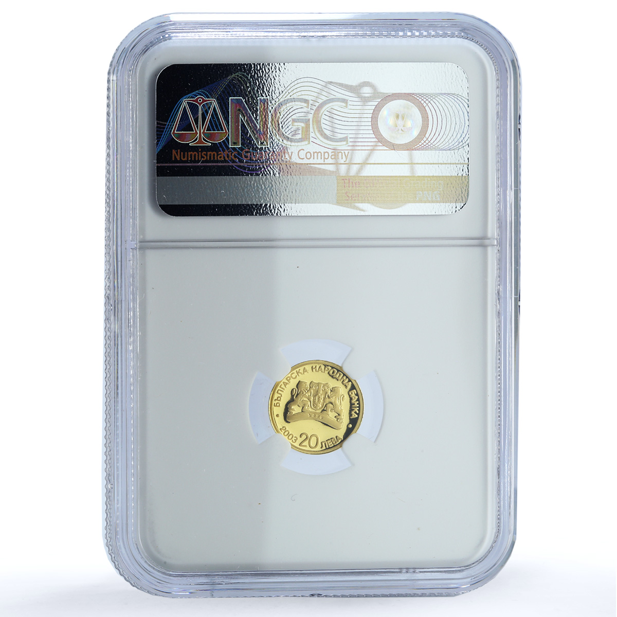 Bulgaria 20 leva Virgin Mary w/ Jesus KM-269 Madonna PF 69 NGC gold coin 2003 Bulgaria 20 leva Virgin Mary w/ Jesus KM-269 Madonna PF 69 NGC gold coin 2003