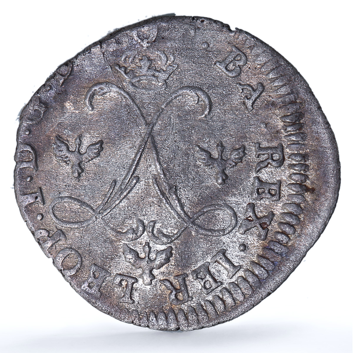 France Lorraine 15 deniers Leopold I KM-74 Boudeau- 1590 Flon-62 billon coin ND France Lorraine 15 deniers Leopold I KM-74 Boudeau- 1590 Flon-62 billon coin ND