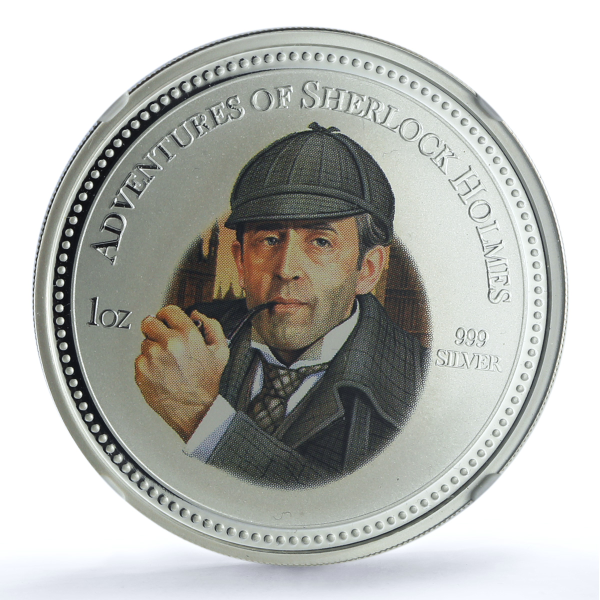 Cook Islands 2 dollars Sherlock Holmes Adventures MS 70 NGC silver coin 2007 Cook Islands 2 dollars Sherlock Holmes Adventures MS 70 NGC silver coin 2007