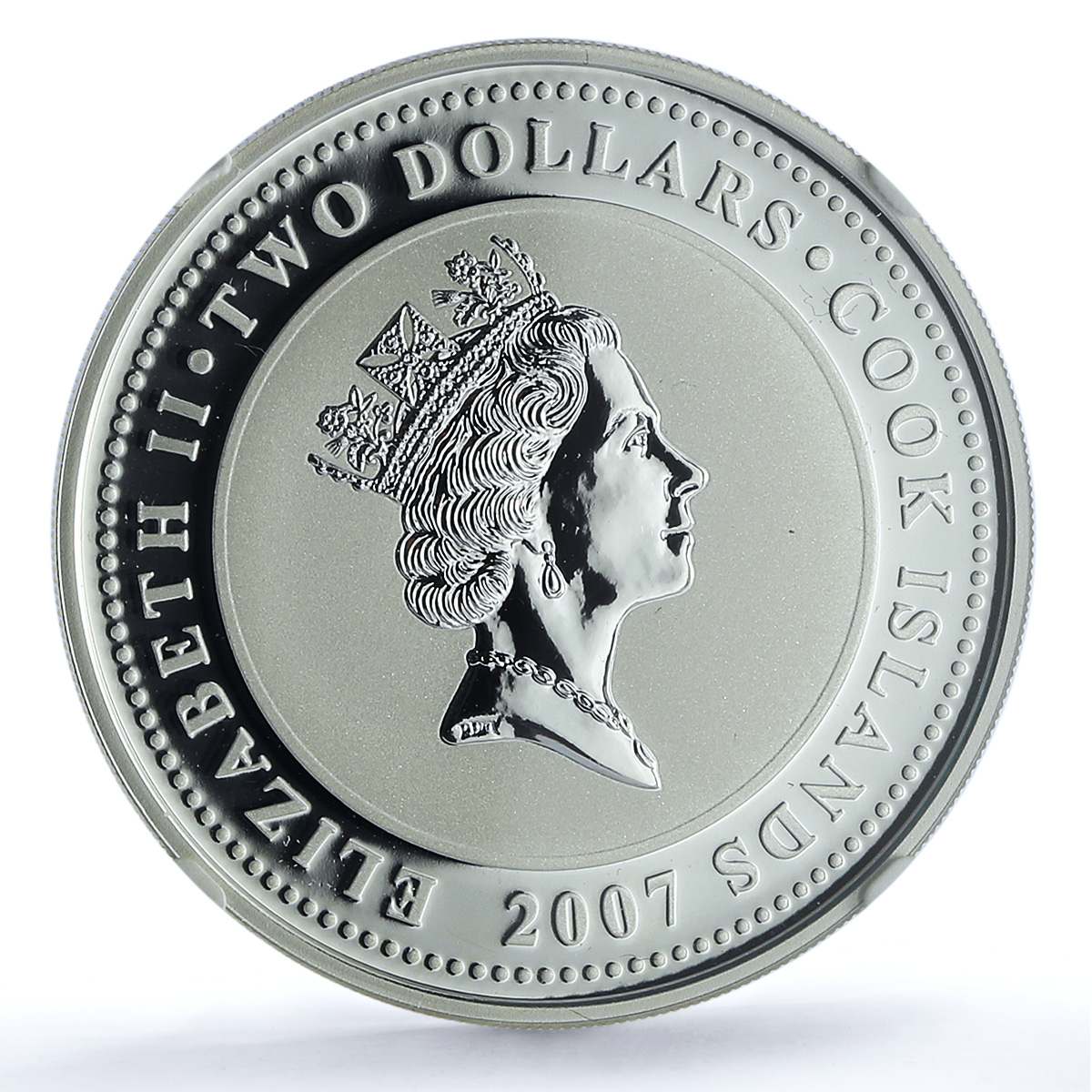 Cook Islands 2 dollars Sherlock Holmes Adventures MS 70 NGC silver coin 2007 Cook Islands 2 dollars Sherlock Holmes Adventures MS 70 NGC silver coin 2007