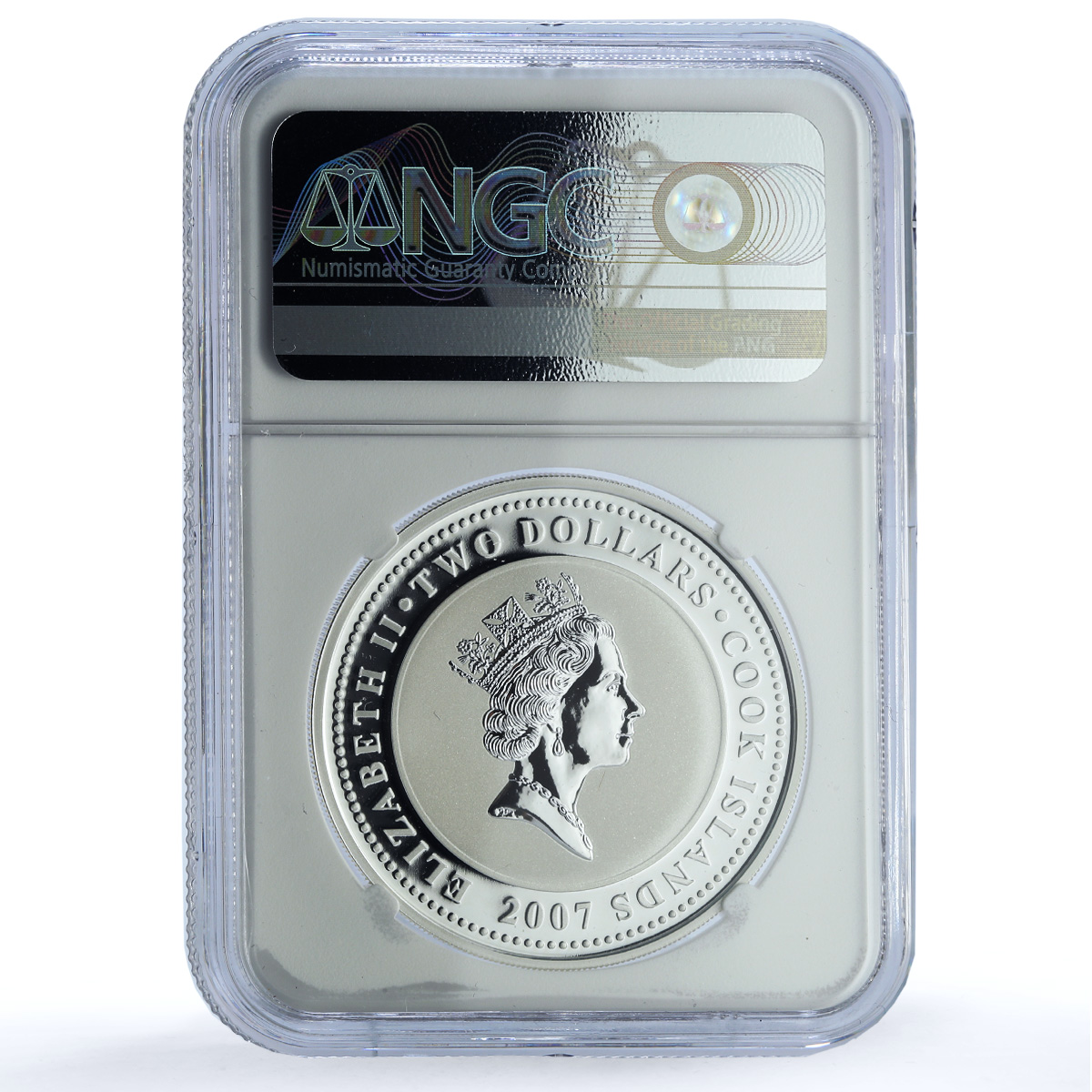 Cook Islands 2 dollars Sign of Four Sherlock Holmes MS 70 NGC silver coin 2007 Cook Islands 2 dollars Sign of Four Sherlock Holmes MS 70 NGC silver coin 2007