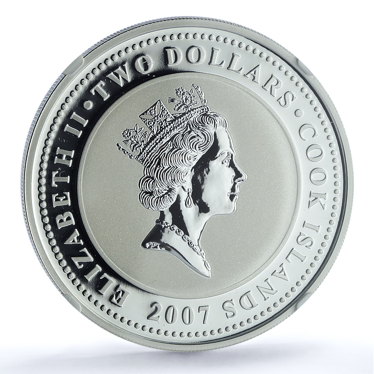 Cook Islands 2 dollars Sign of Four Sherlock Holmes MS 70 NGC silver coin 2007 Cook Islands 2 dollars Sign of Four Sherlock Holmes MS 70 NGC silver coin 2007
