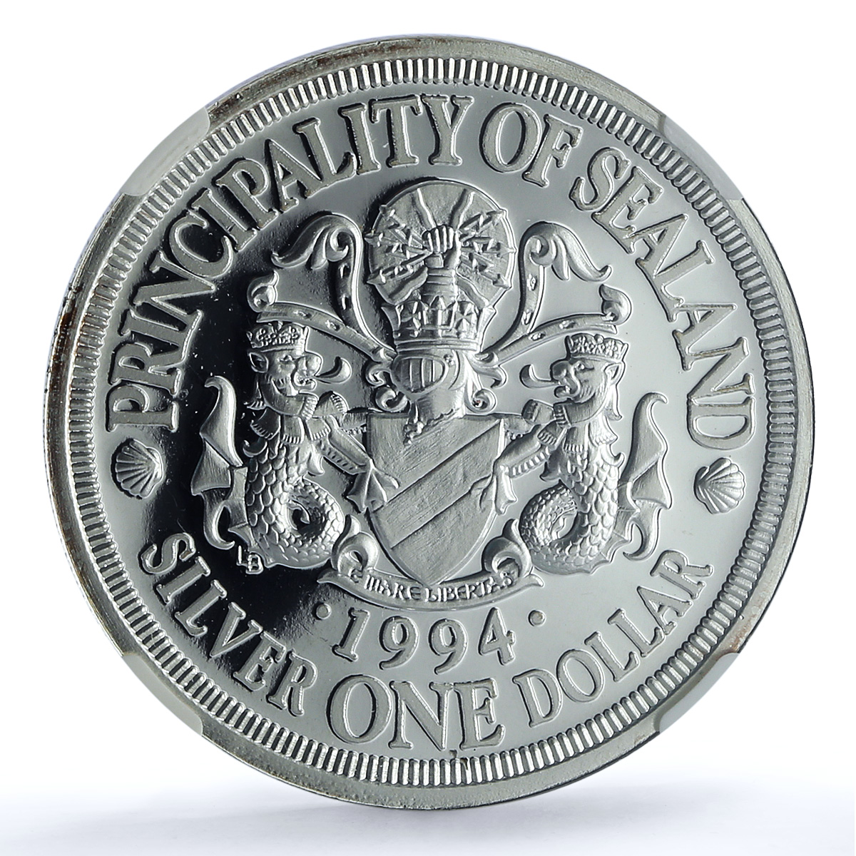 Sealand 1 dollar Orca Whale Sea Treasures Fantasy X#9 PF 68 NGC CuNi coin 1994 Sealand 1 dollar Orca Whale Sea Treasures Fantasy X#9 PF 68 NGC CuNi coin 1994