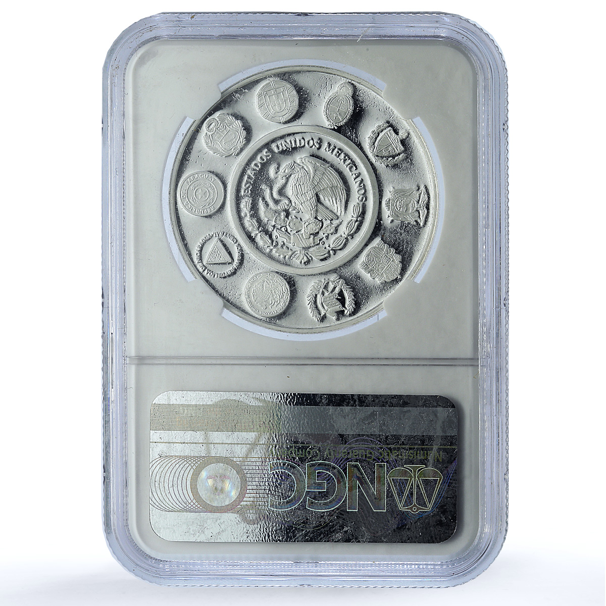 Mexico 5 pesos Palace Fine Arts KM-765 Ibero-American PF 69 NGC silver coin 2005