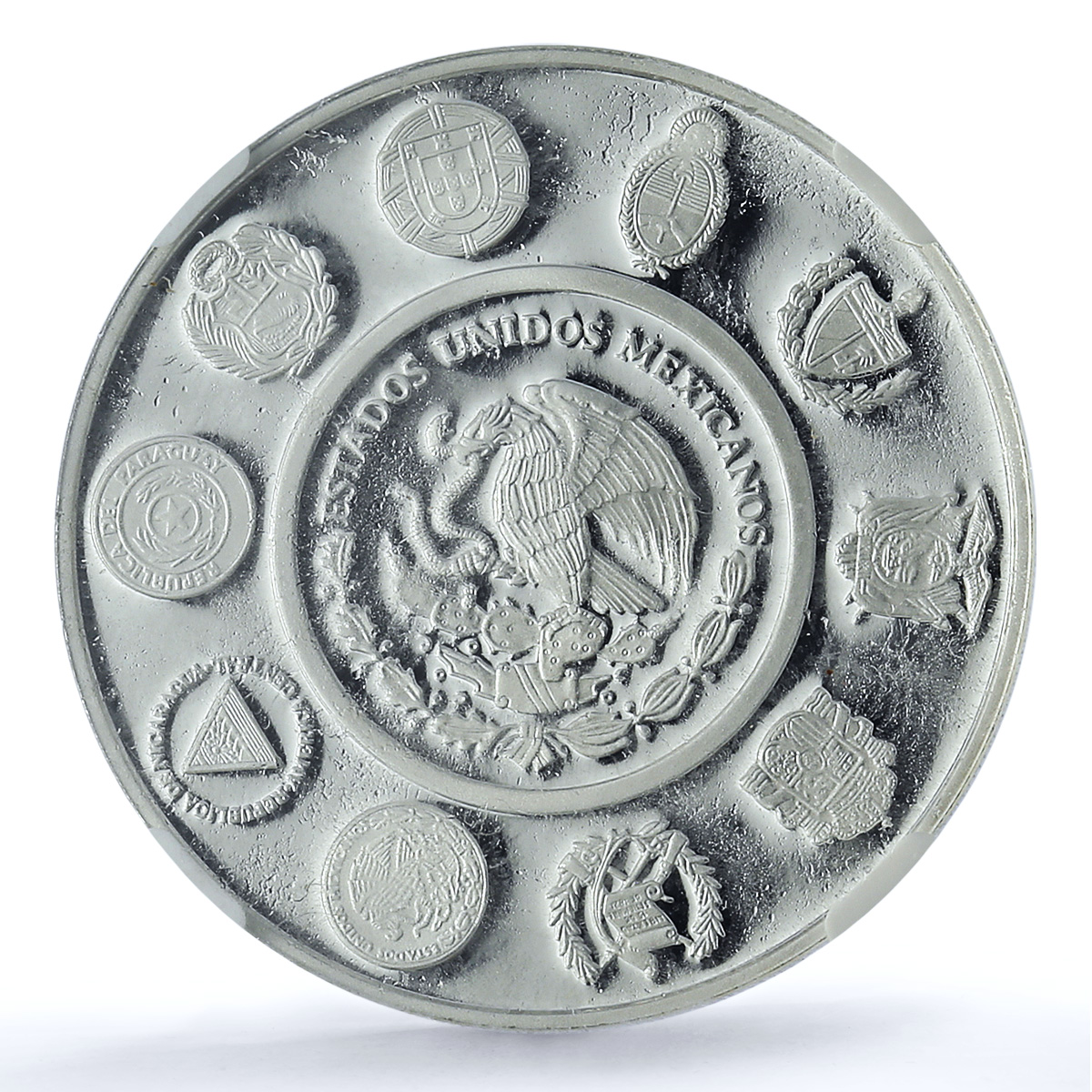 Mexico 5 pesos Palace Fine Arts KM-765 Ibero-American PF 69 NGC silver coin 2005