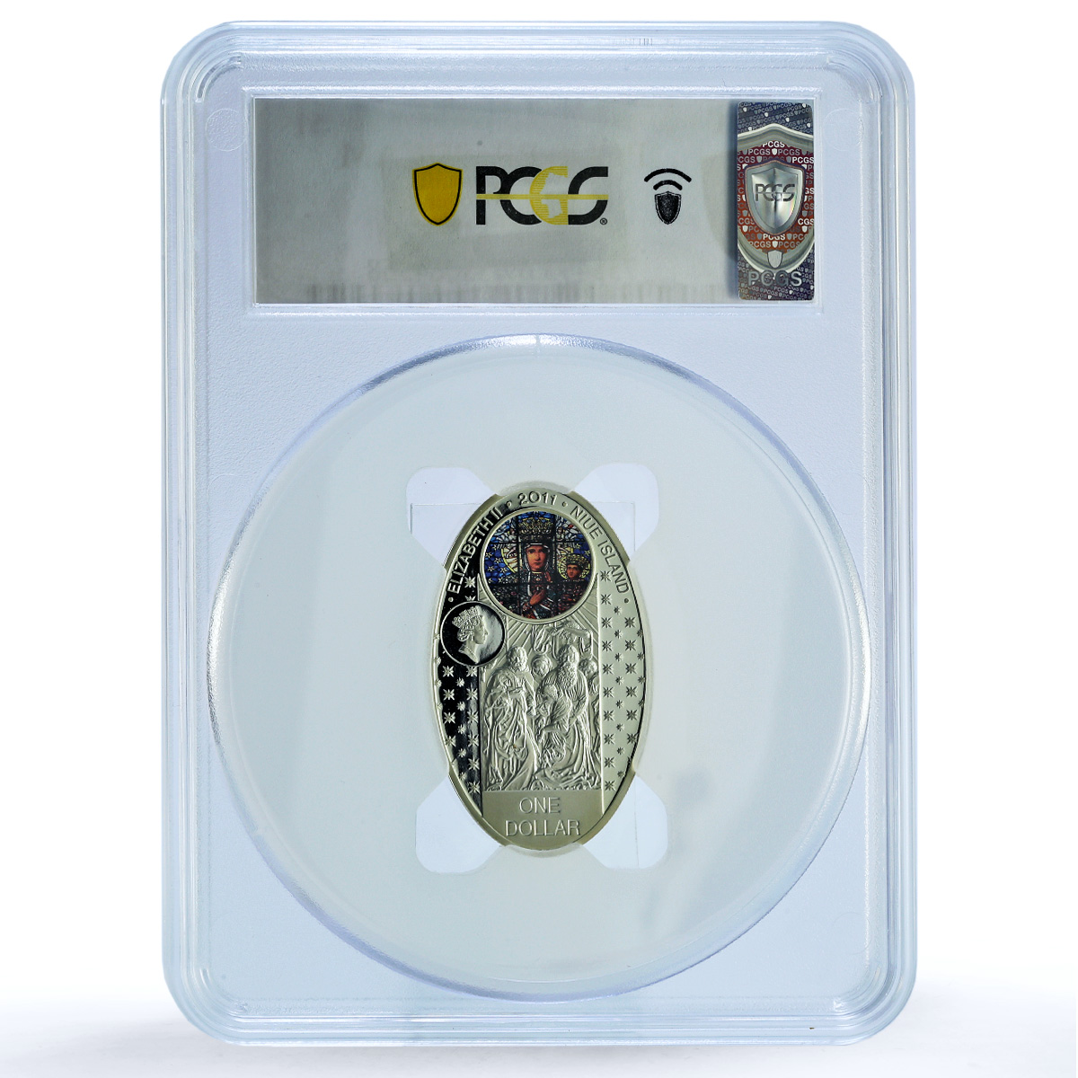 Niue 1 dollar St. Mary Basilica Krakow KM-708 Gothic PR 69 PCGS silver coin 2011 Niue 1 dollar St. Mary Basilica Krakow KM-708 Gothic PR 69 PCGS silver coin 2011