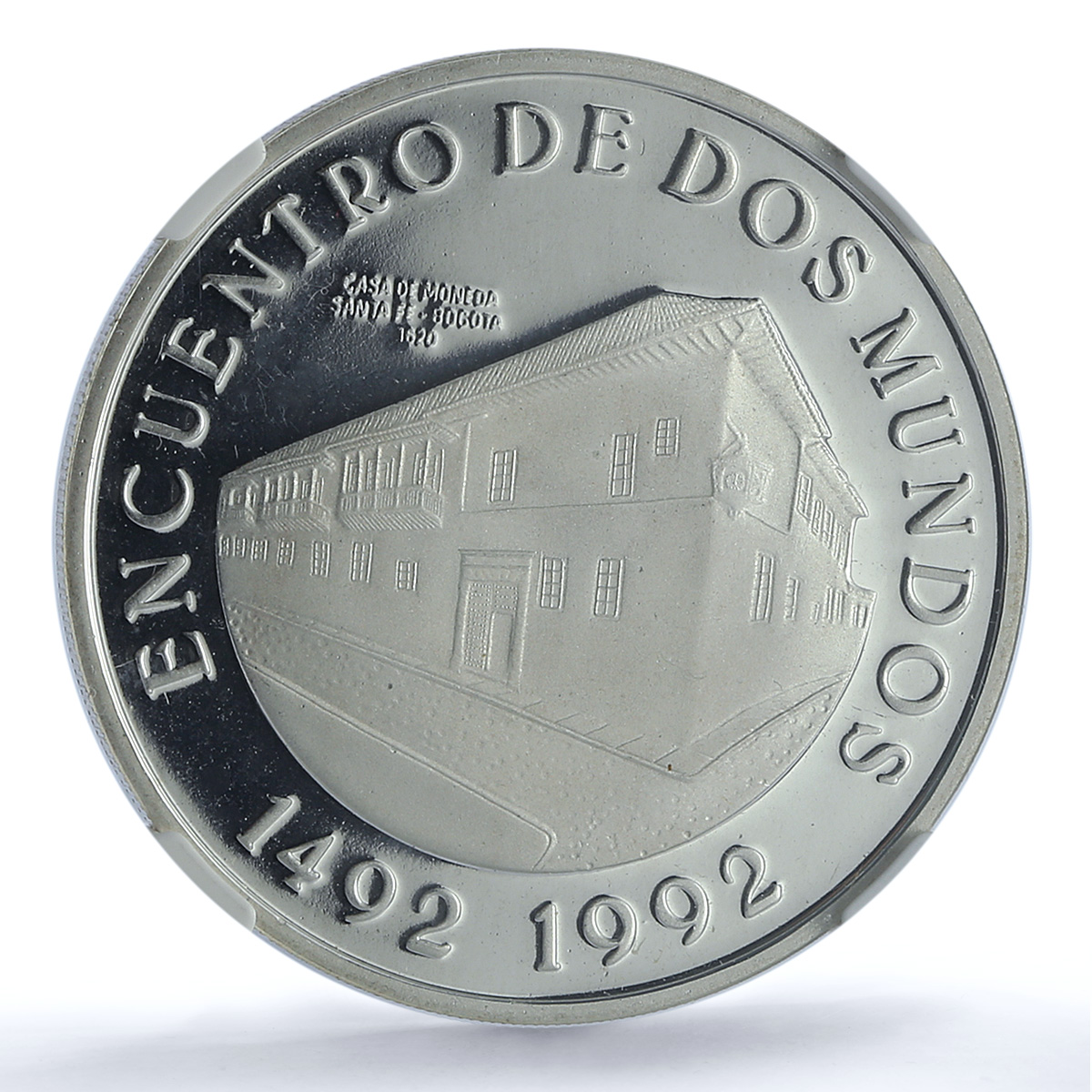 Colombia 10000 pesos Bogota Mint KM-284 Ibero-American PF68 NGC silver coin 1991 Colombia 10000 pesos Bogota Mint KM-284 Ibero-American PF68 NGC silver coin 1991