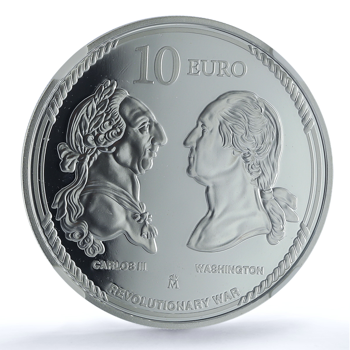 Spain 10 euros US Independence Carlos III Washington Eagle PF 68 NGC coin 2025 Spain 10 euros US Independence Carlos III Washington Eagle PF 68 NGC coin 2025
