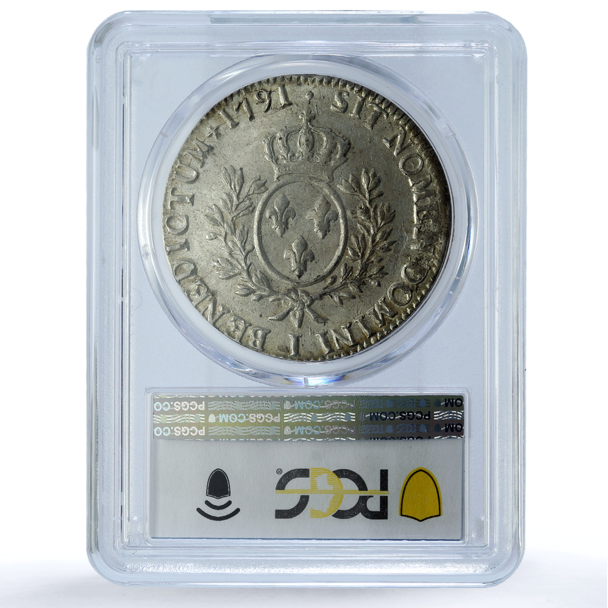 France 1 ecu Louis XVI KM-564.7 Gad-356 MS 61 PCGS silver coin 1791 I France 1 ecu Louis XVI KM-564.7 Gad-356 MS 61 PCGS silver coin 1791 I