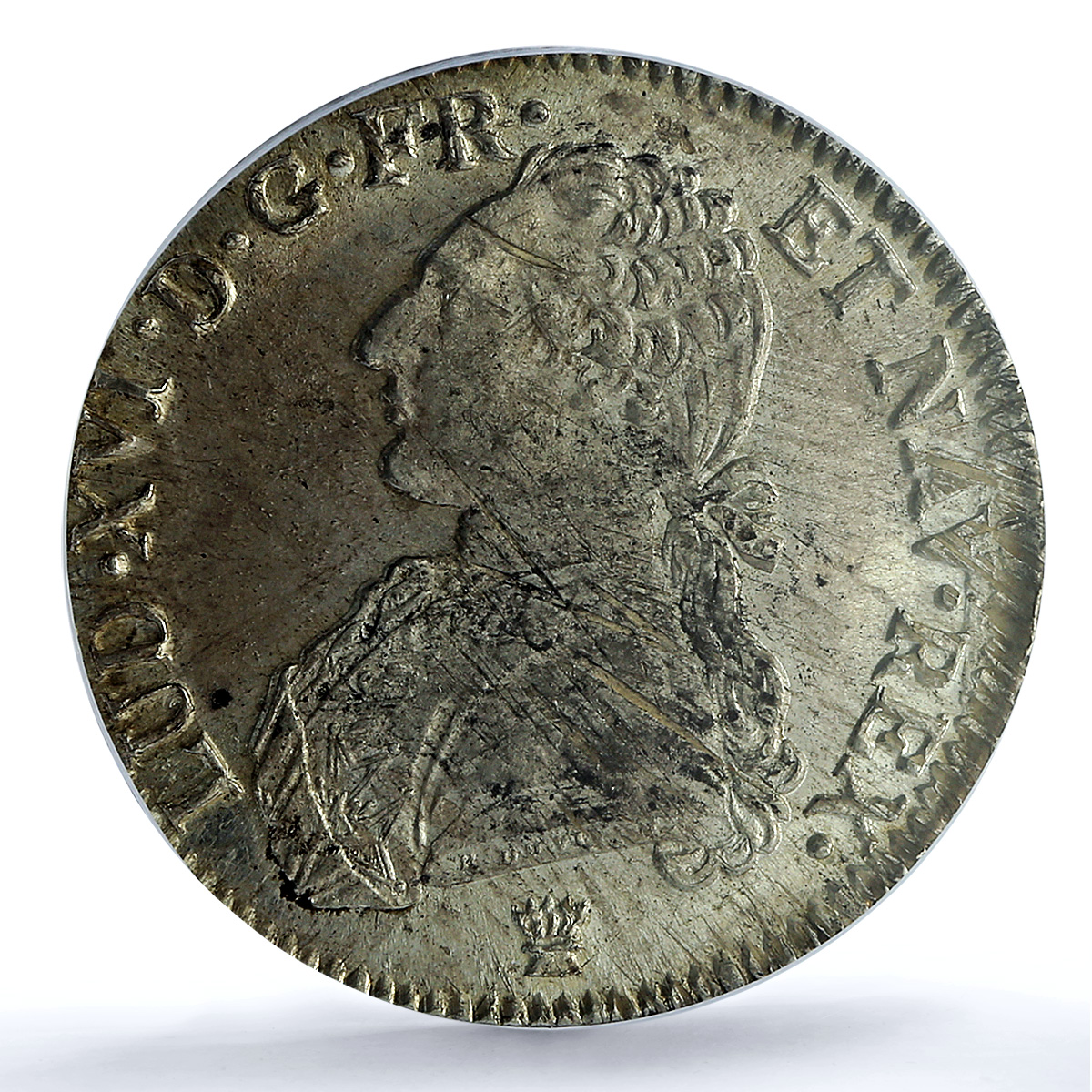 France 1 ecu Louis XVI KM-564.7 Gad-356 MS 61 PCGS silver coin 1791 I France 1 ecu Louis XVI KM-564.7 Gad-356 MS 61 PCGS silver coin 1791 I