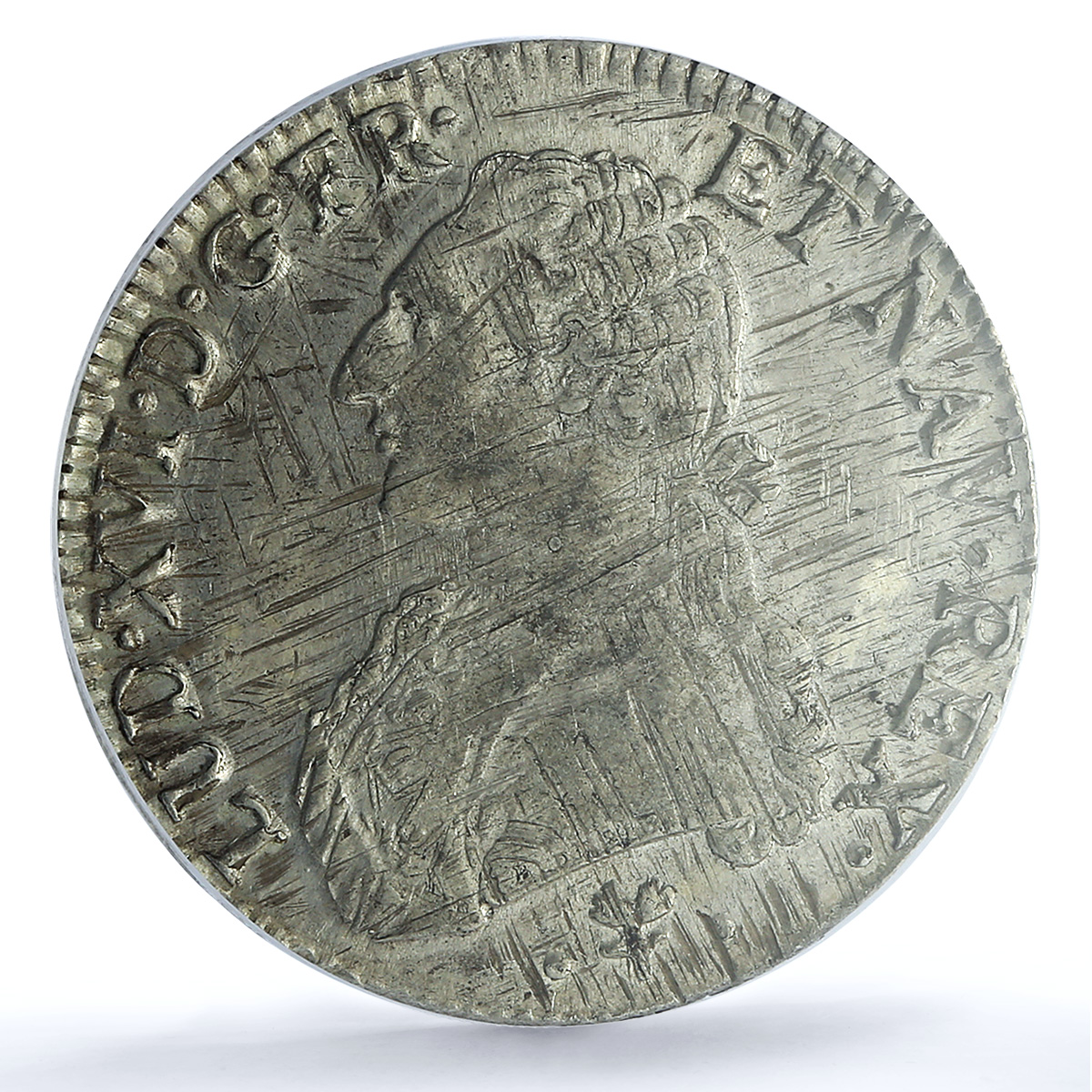France 1 ecu Louis XVI KM-564.9 Gad-356 AU 53 PCGS silver coin 1789 L