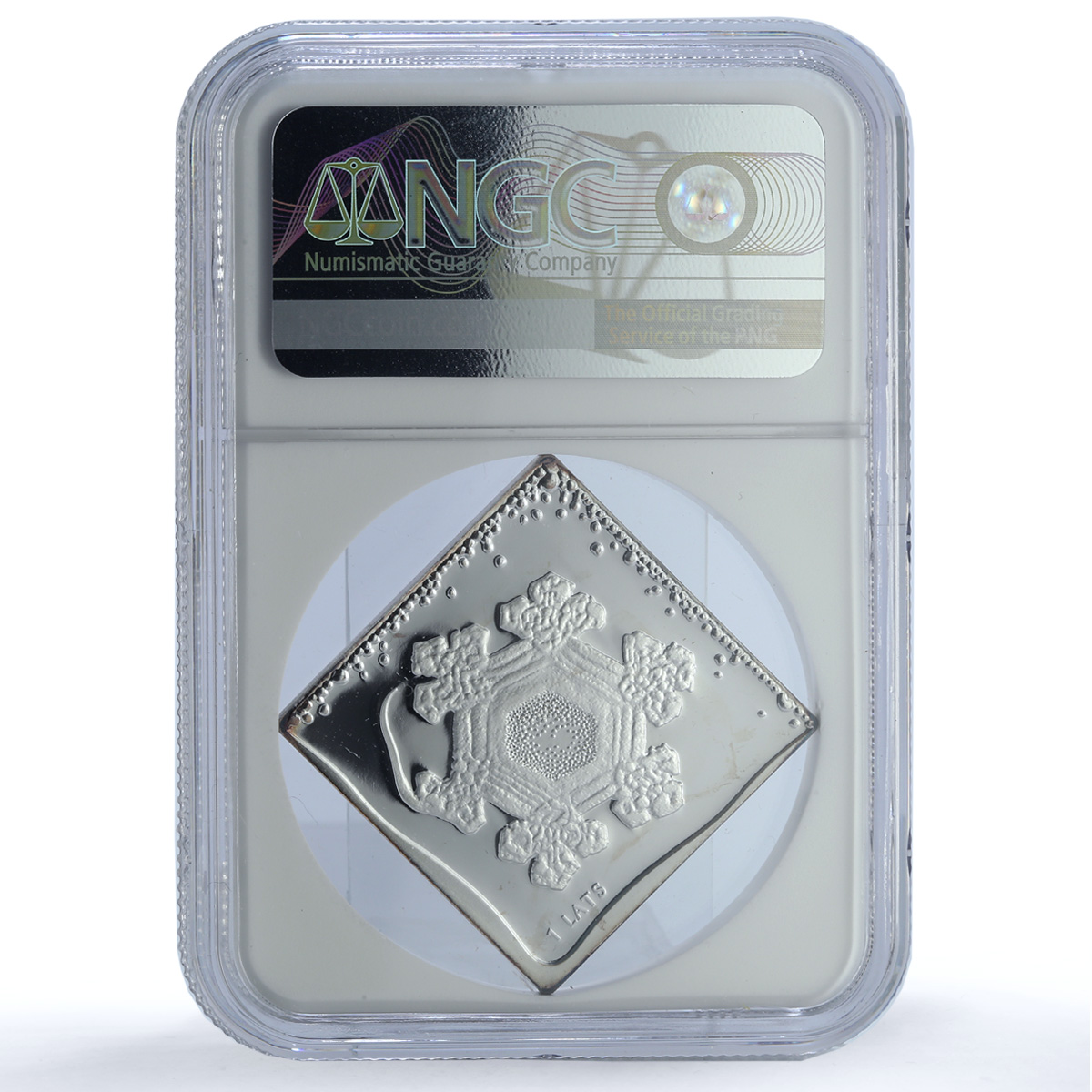 Latvia 1 lats Water KM-104 PF 69 NGC silver coin 2009