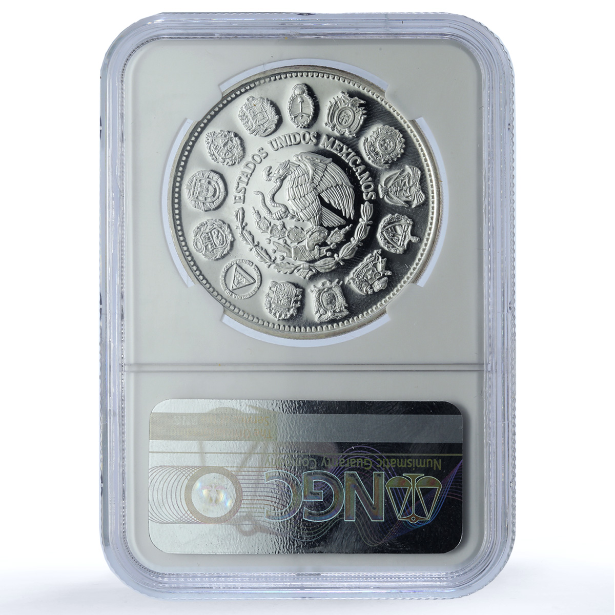 Mexico 100 pesos Columnaria KM-540 Ibero-American Ship PF69 NGC silver coin 1991