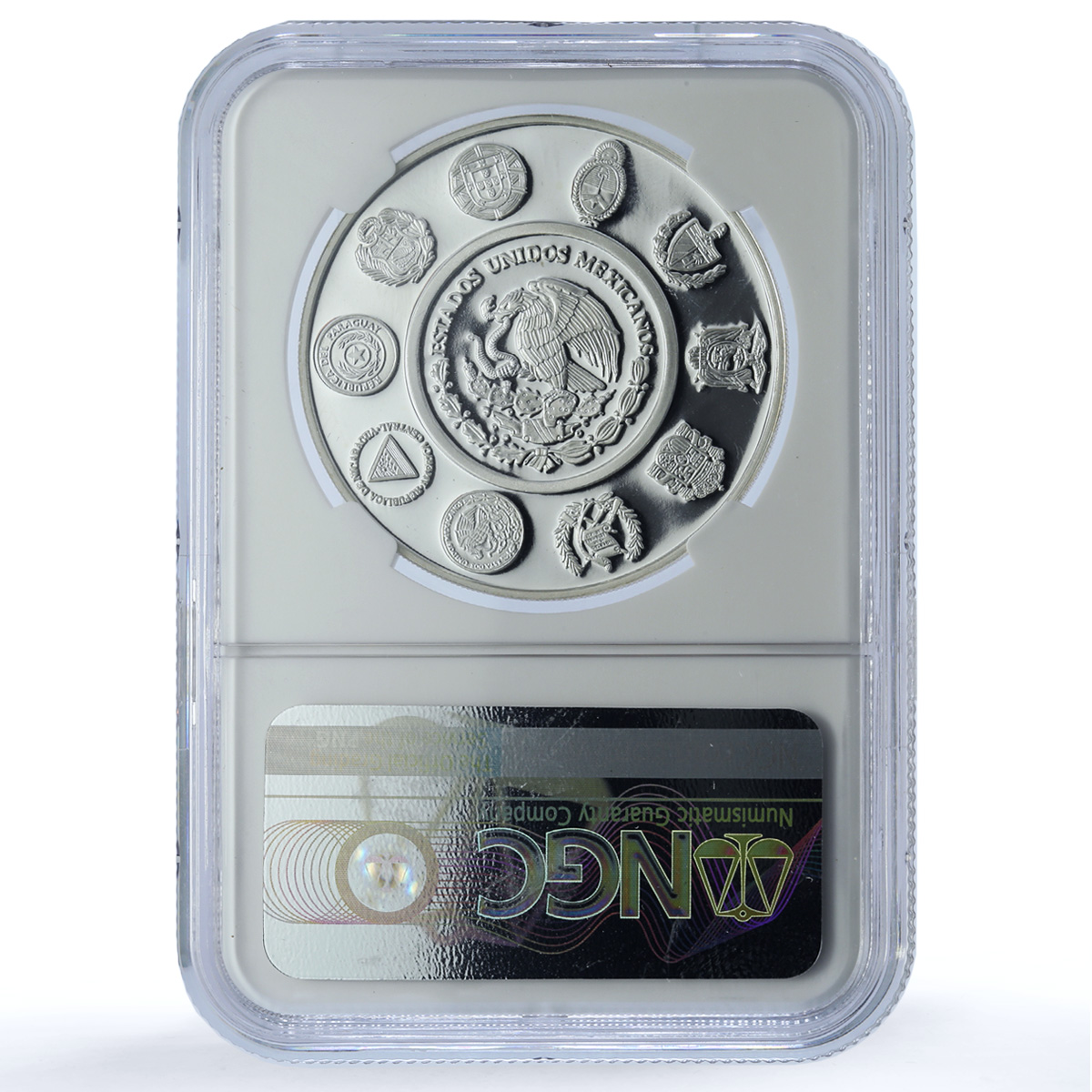 Mexico 5 pesos Acapulco KM-678 Ibero-American Ship PF 69 NGC silver coin 2003 Mexico 5 pesos Acapulco KM-678 Ibero-American Ship PF 69 NGC silver coin 2003