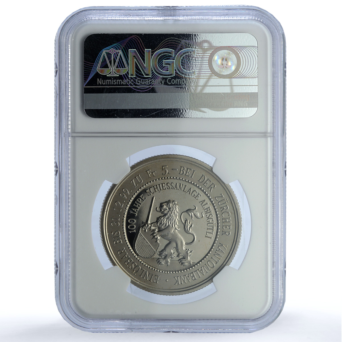 Switzerland 5 francs Albisgutli Shooting Festival H-57 PF 69 NGC CuNi coin 1998 Switzerland 5 francs Albisgutli Shooting Festival H-57 PF 69 NGC CuNi coin 1998