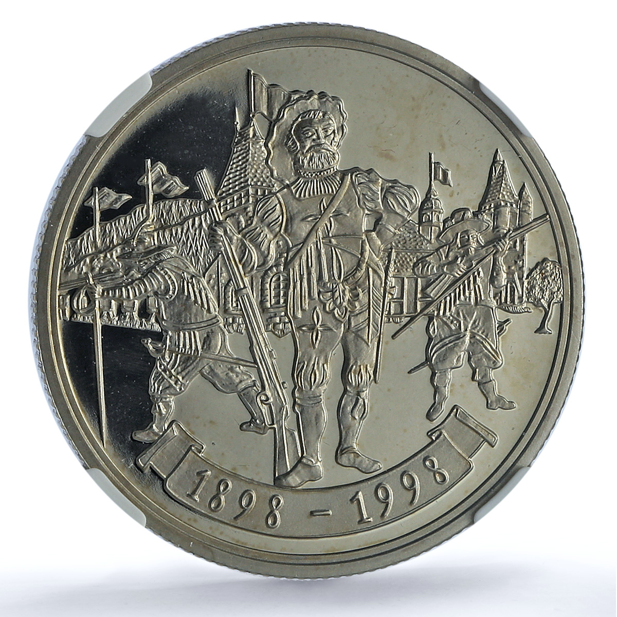 Switzerland 5 francs Albisgutli Shooting Festival H-57 PF 69 NGC CuNi coin 1998 Switzerland 5 francs Albisgutli Shooting Festival H-57 PF 69 NGC CuNi coin 1998