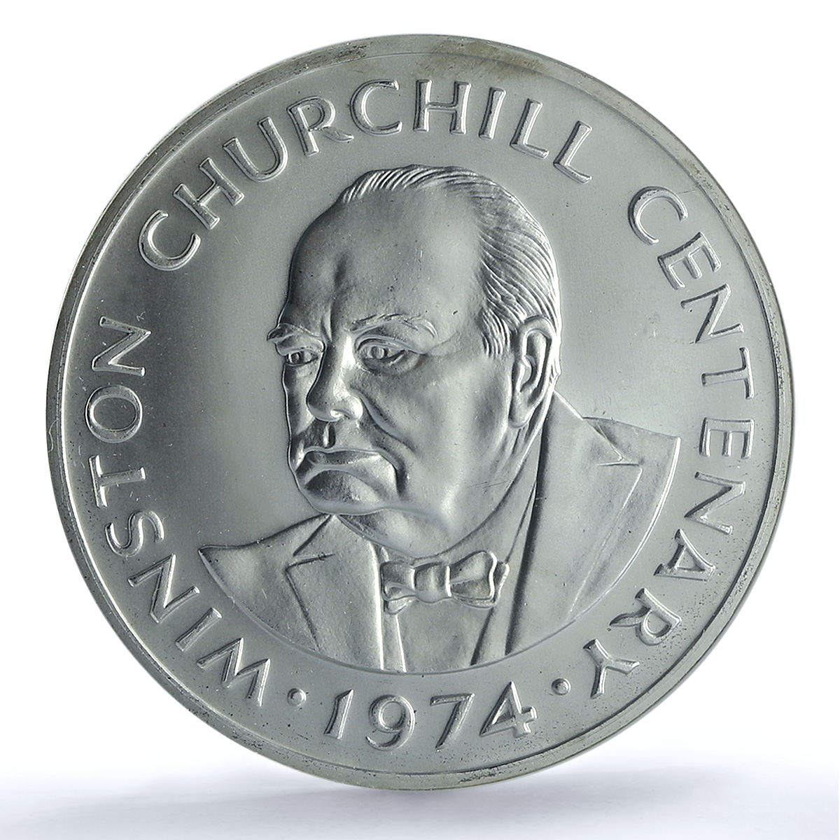 Turks Caicos Islands 20 crowns Churchill KM-2 MS 69 NGC silver coin 1974 Turks Caicos Islands 20 crowns Churchill KM-2 MS 69 NGC silver coin 1974