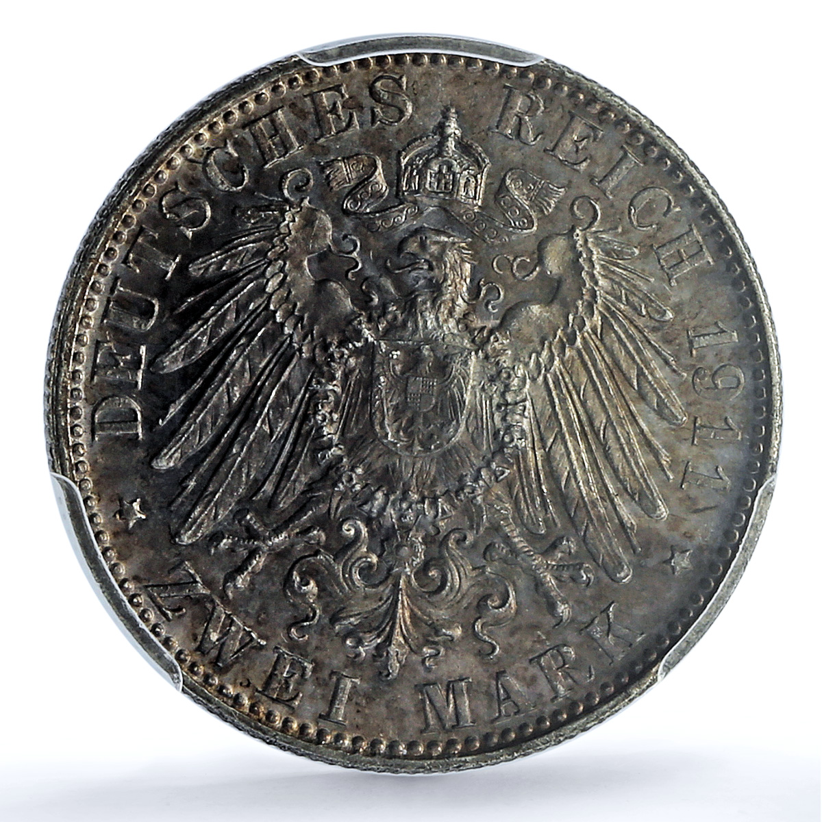 Germany Bavaria 2 mark Luitpold Birthday KM-997 J-48 MS64 PCGS silver coin 1911