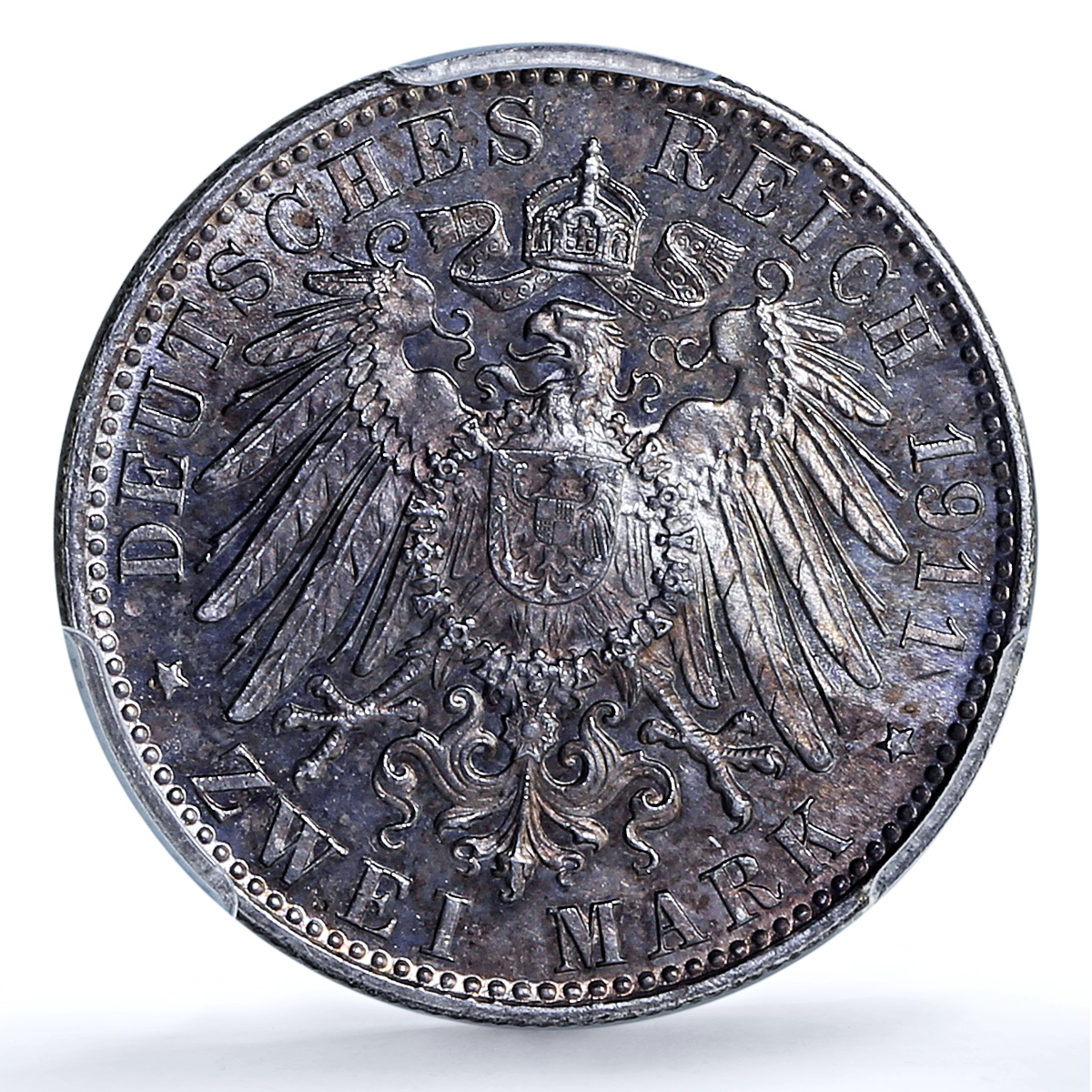 Germany Bavaria 2 mark Luitpold Birthday KM-997 J-48 MS64 PCGS silver coin 1911