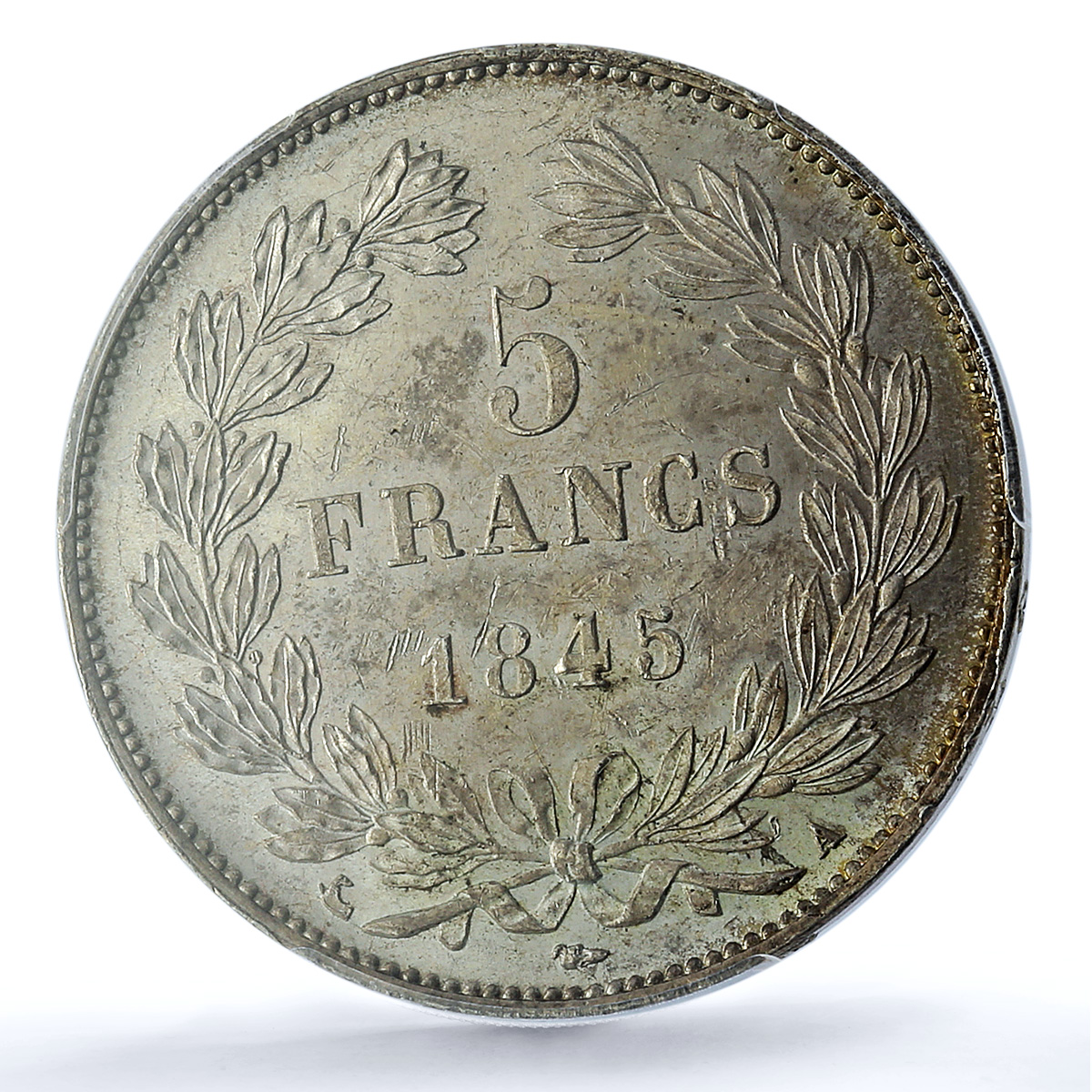 France 5 francs Louis Philippe I KM-749 F-325 MS 61 PCGS silver coin 1845 A France 5 francs Louis Philippe I KM-749 F-325 MS 61 PCGS silver coin 1845 A
