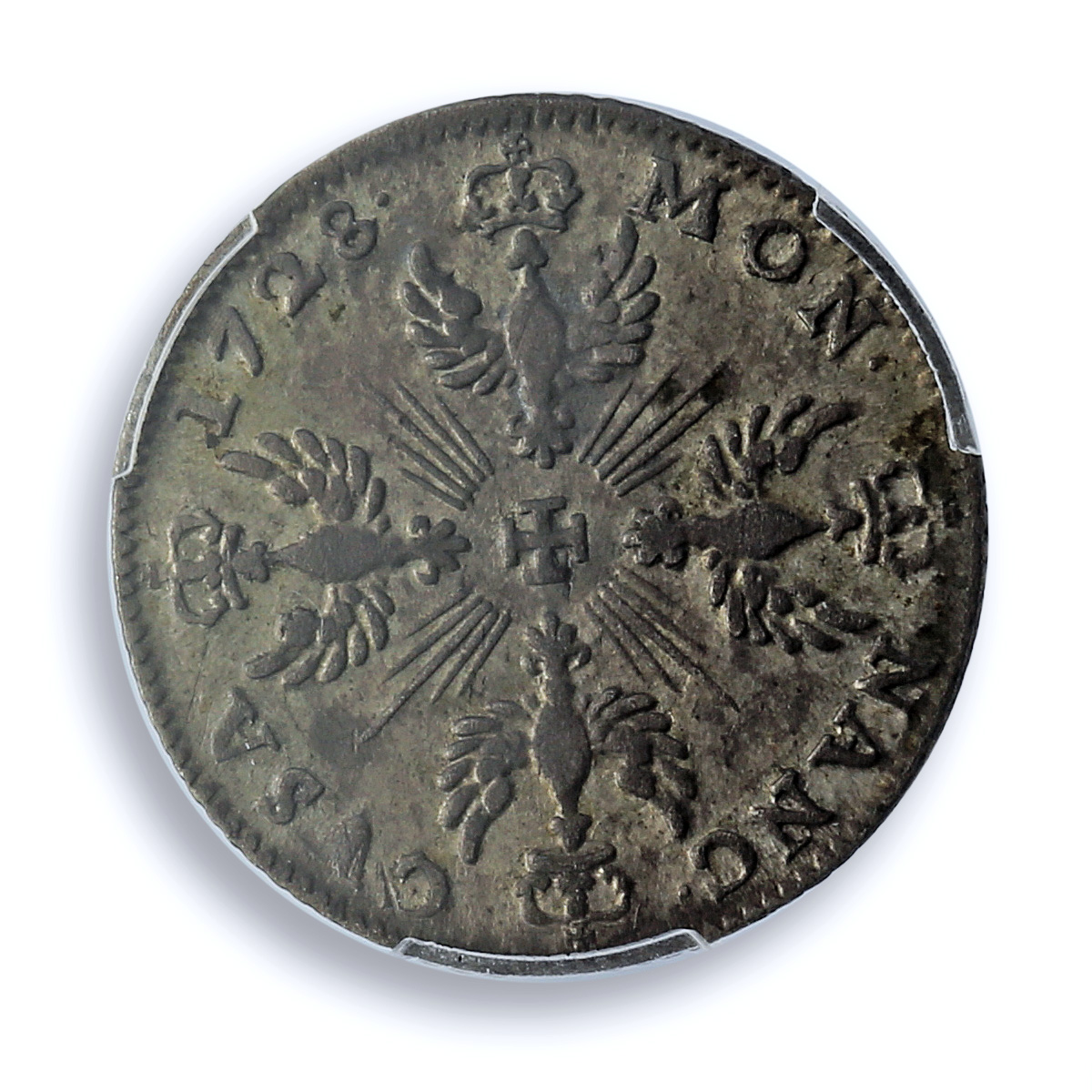 France Lorraine 12 sols Leopold I Bd-1584 XF 45 PCGS billon coin 1728 France Lorraine 12 sols Leopold I Bd-1584 XF 45 PCGS billon coin 1728